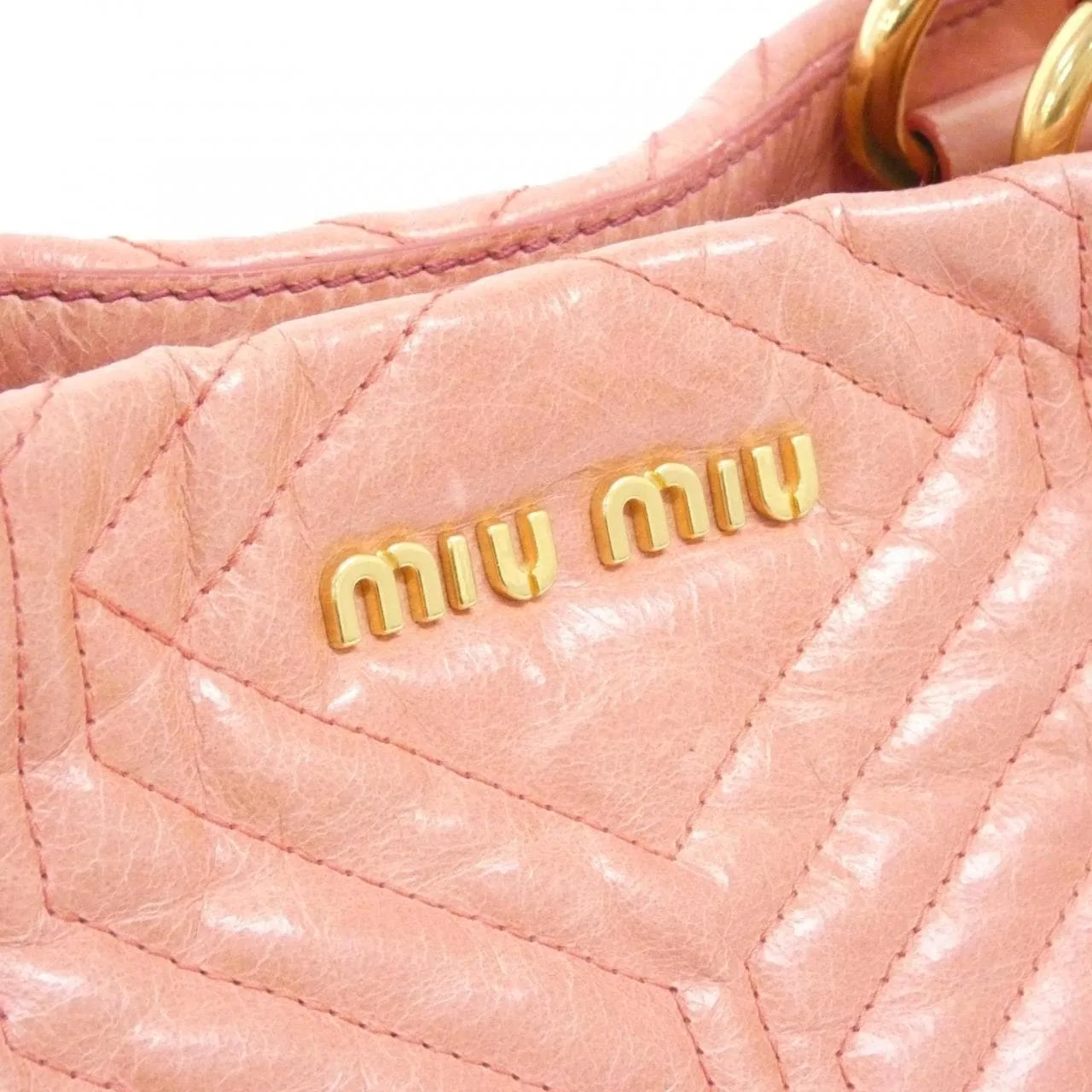 MIU MIU RN0912 手提包 黑色 中古品B - 縮圖 7