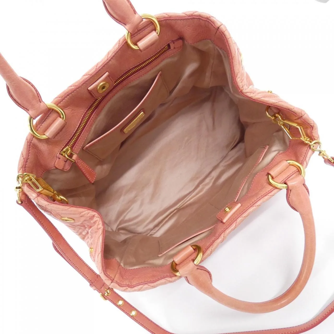 MIU MIU RN0912 手提包 黑色 中古品B - 縮圖 9