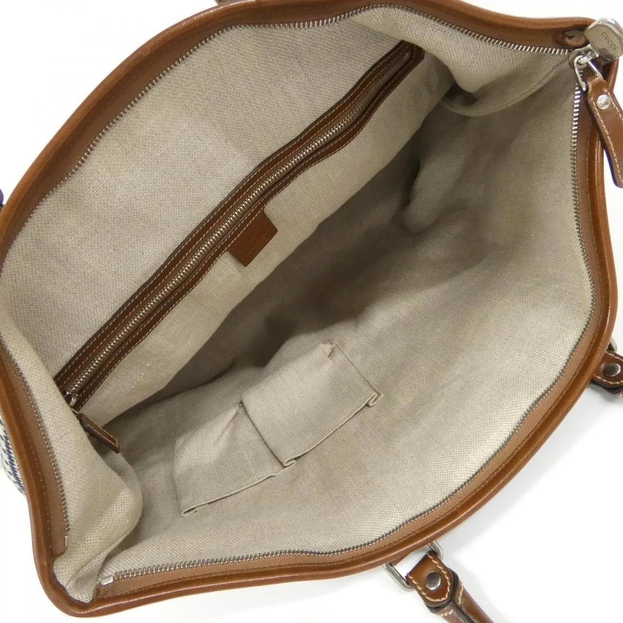 GUCCI 201482 Handbag Canvas 黑色 帆布 中古品A - 縮圖 10