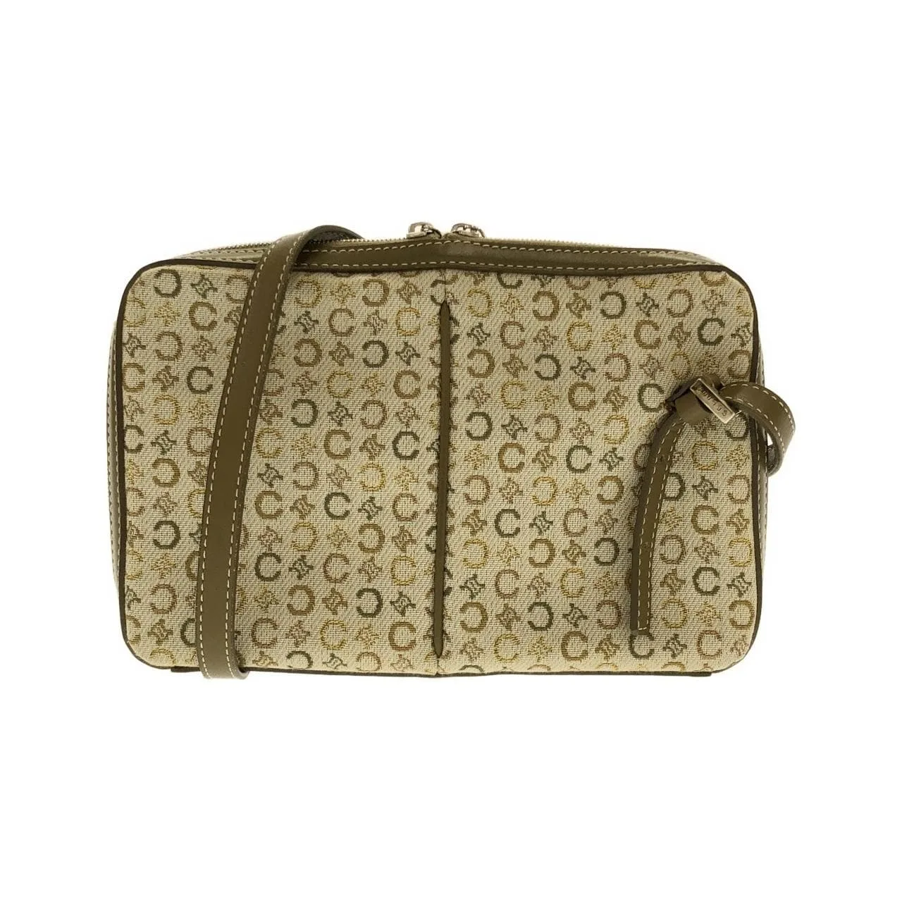 CELINE Shoulder Canvas Black