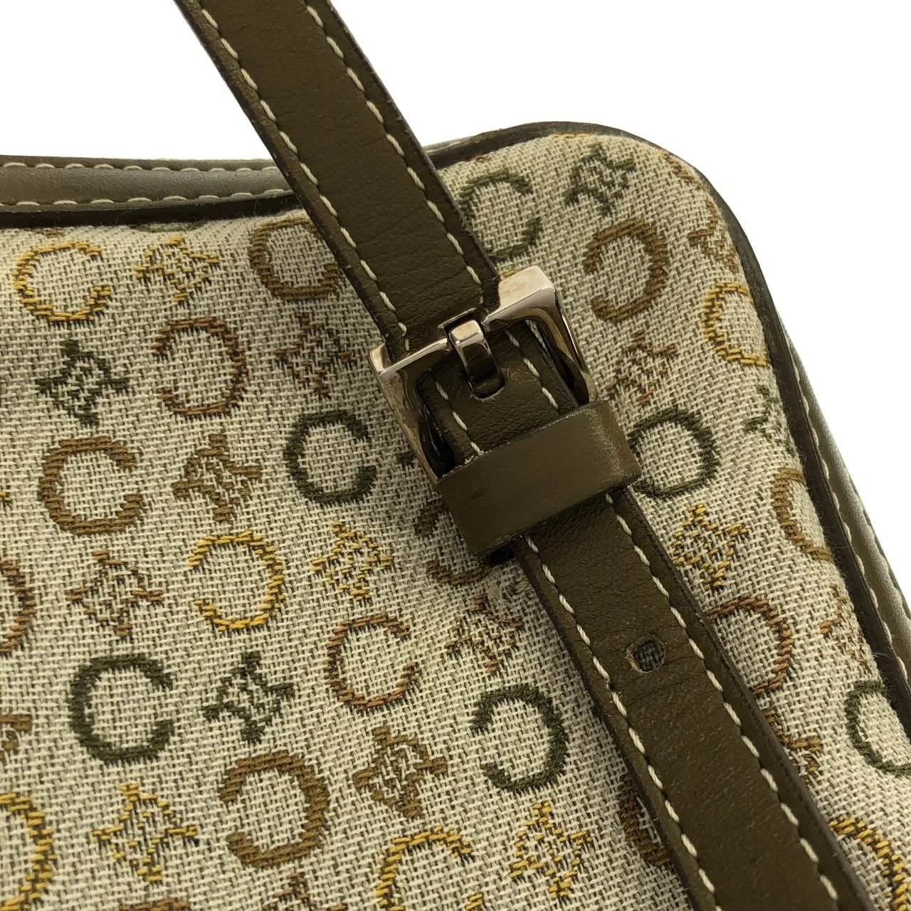 CELINE Shoulder Canvas 黑色 帆布 中古品A - 縮圖 5