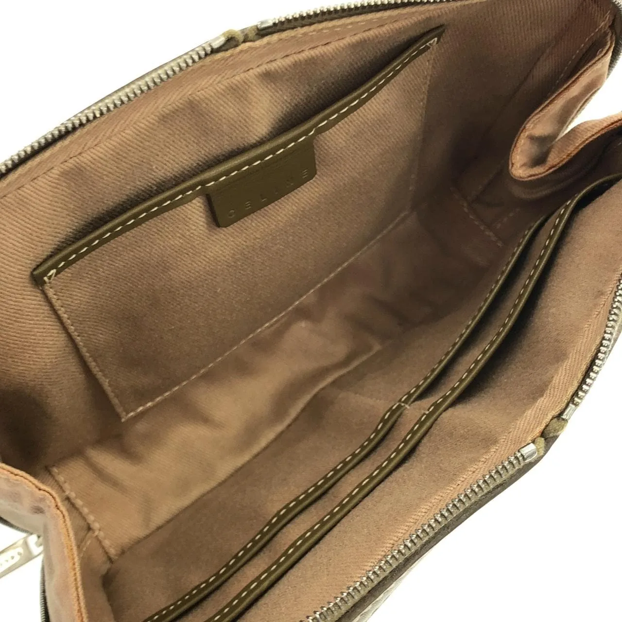 CELINE Shoulder Canvas 黑色 帆布 中古品A - 縮圖 7