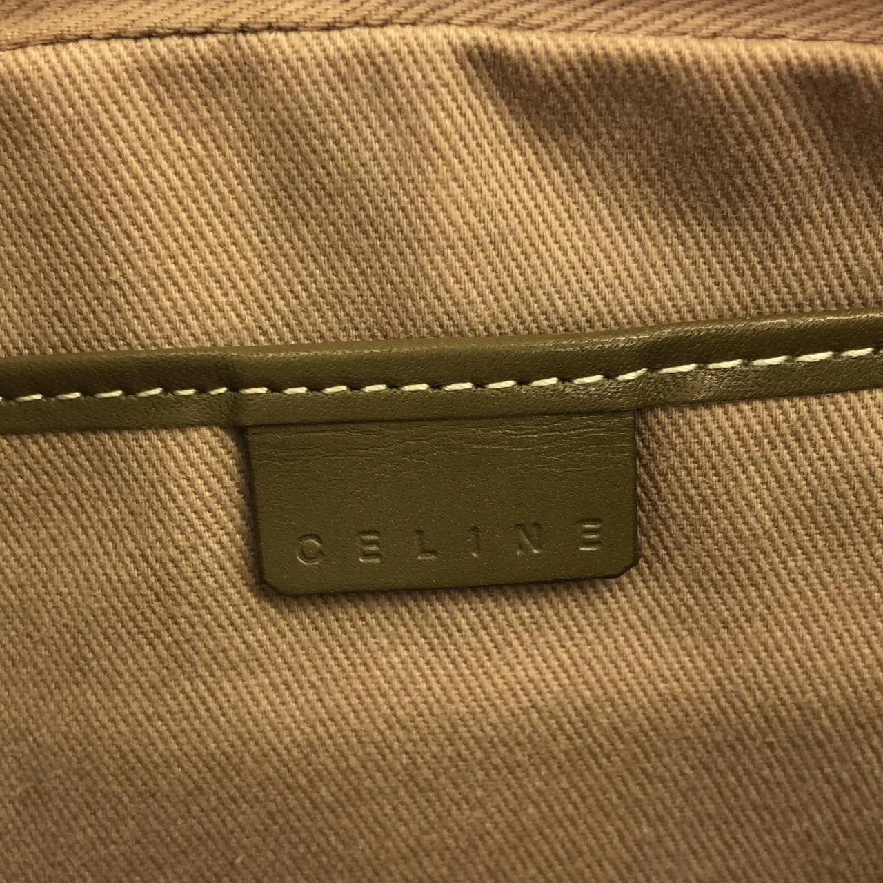 CELINE Shoulder Canvas 黑色 帆布 中古品A - 縮圖 8