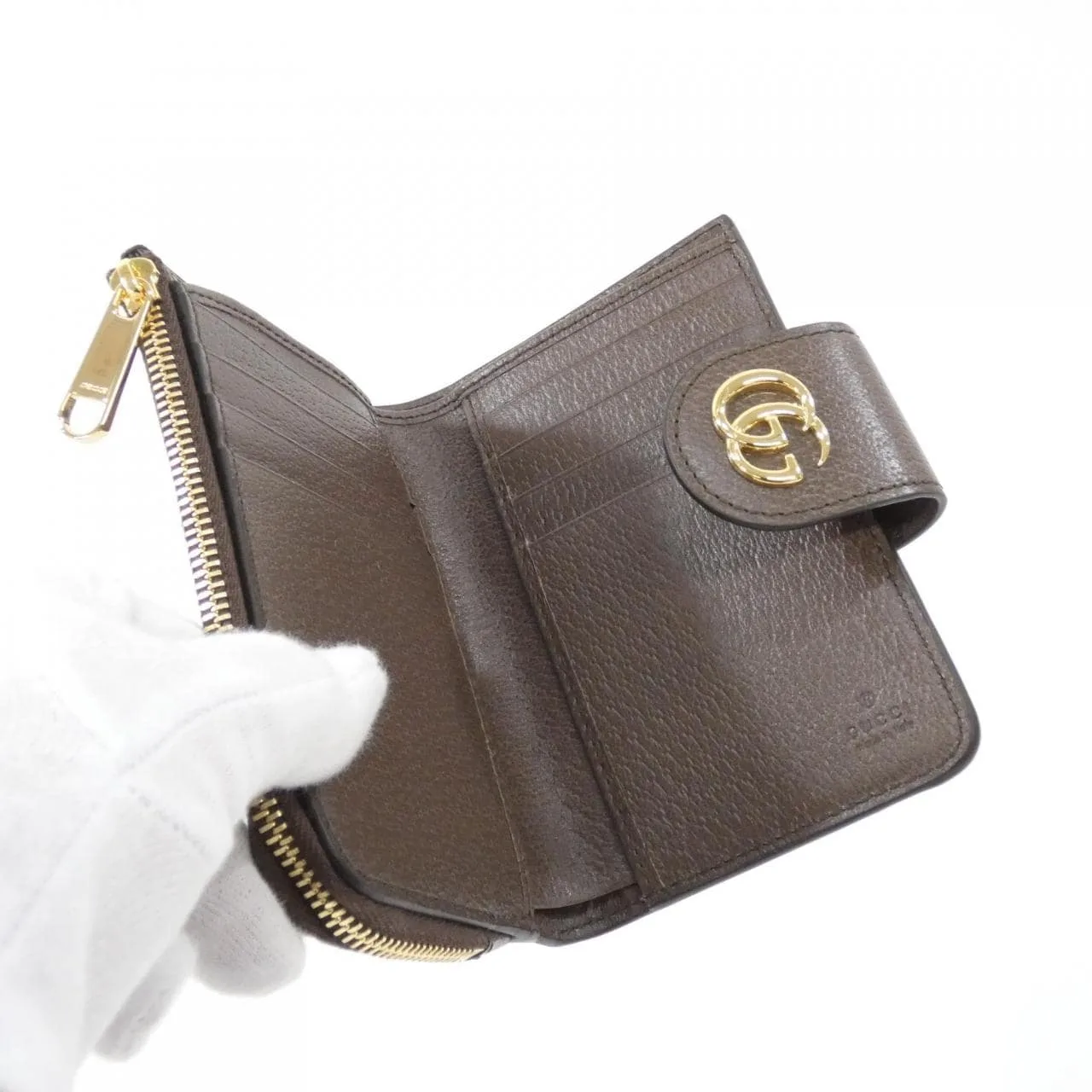 GUCCI 725662 96IWG Wallet Canvas Black Canvas New - Thumbnail 5