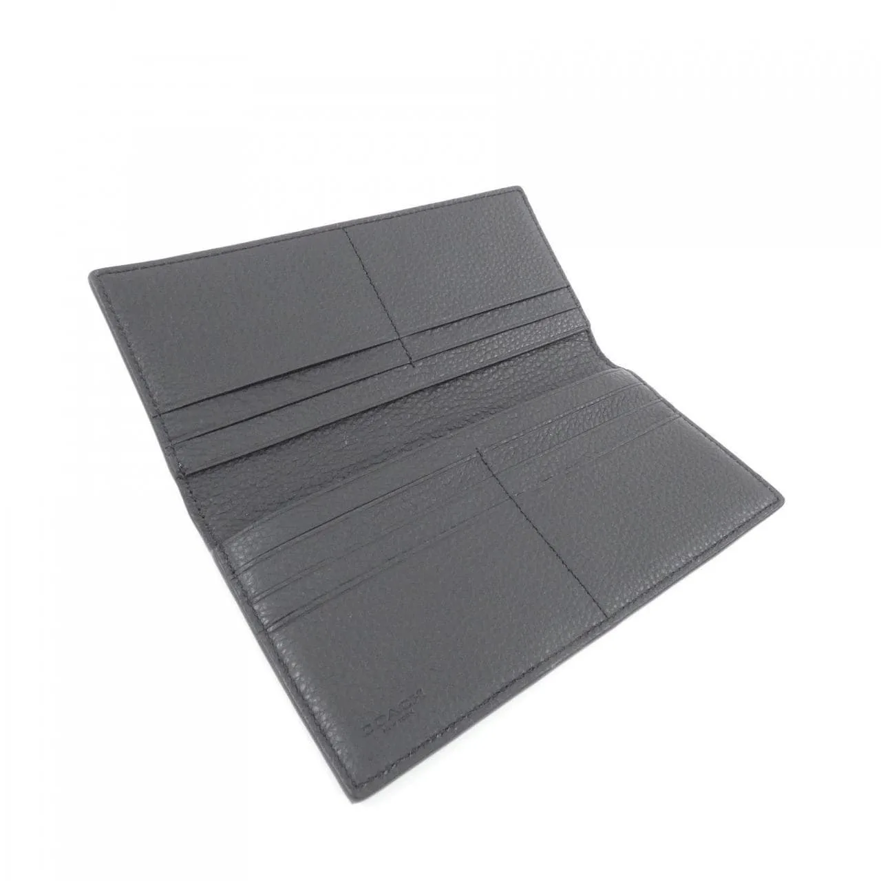 COACH 91807 Wallet Leather Black Leather New - Thumbnail 4