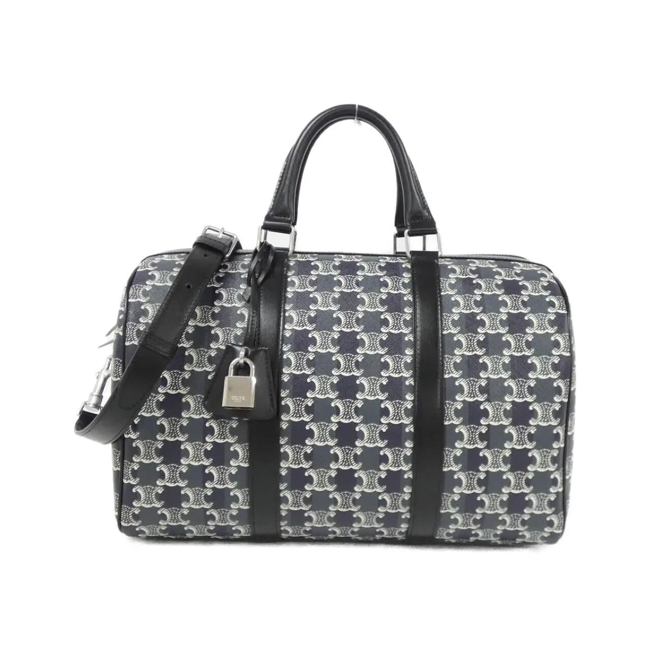 CELINE Cabas 118552GUL Boston Canvas Black