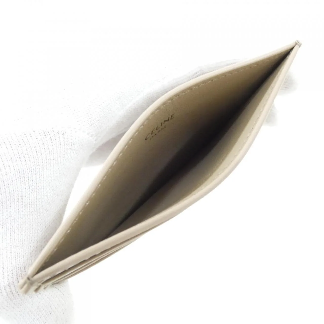 CELINE 10L833DPV Card Case 黑色 新品 - 縮圖 3