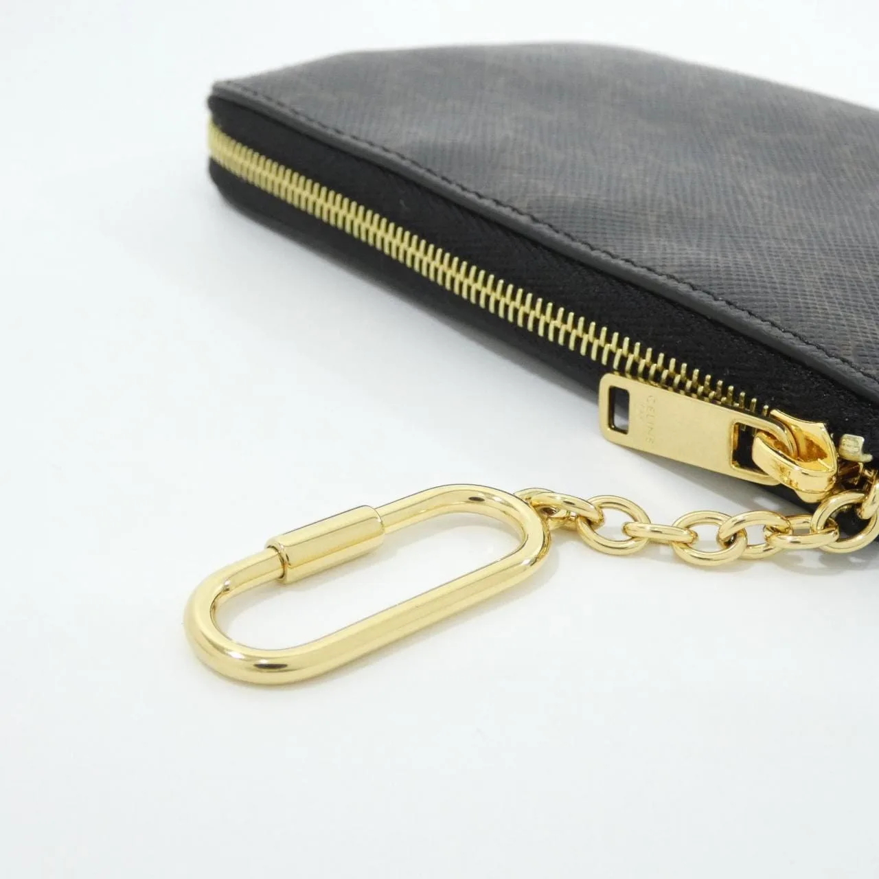 CELINE 10C662BTA Coin Case Canvas Black Canvas New - Thumbnail 3
