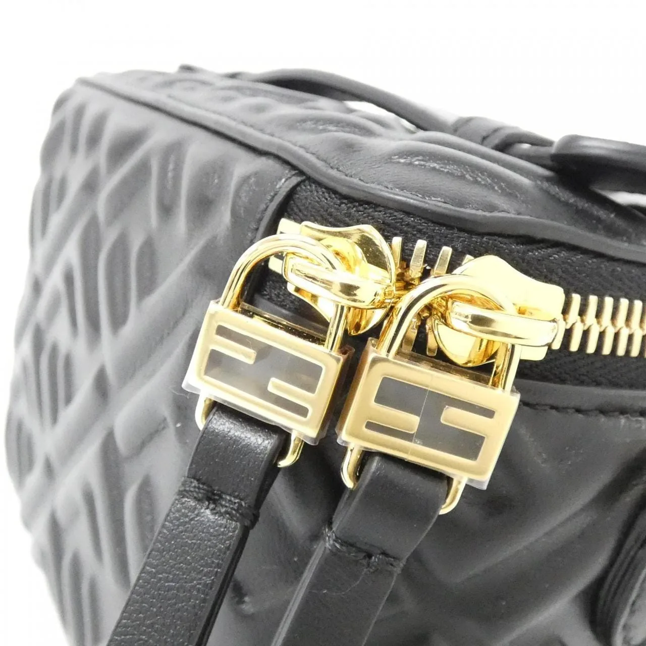 FENDI 8BS108 AAJD Handbag 黑色 新品 - 縮圖 4