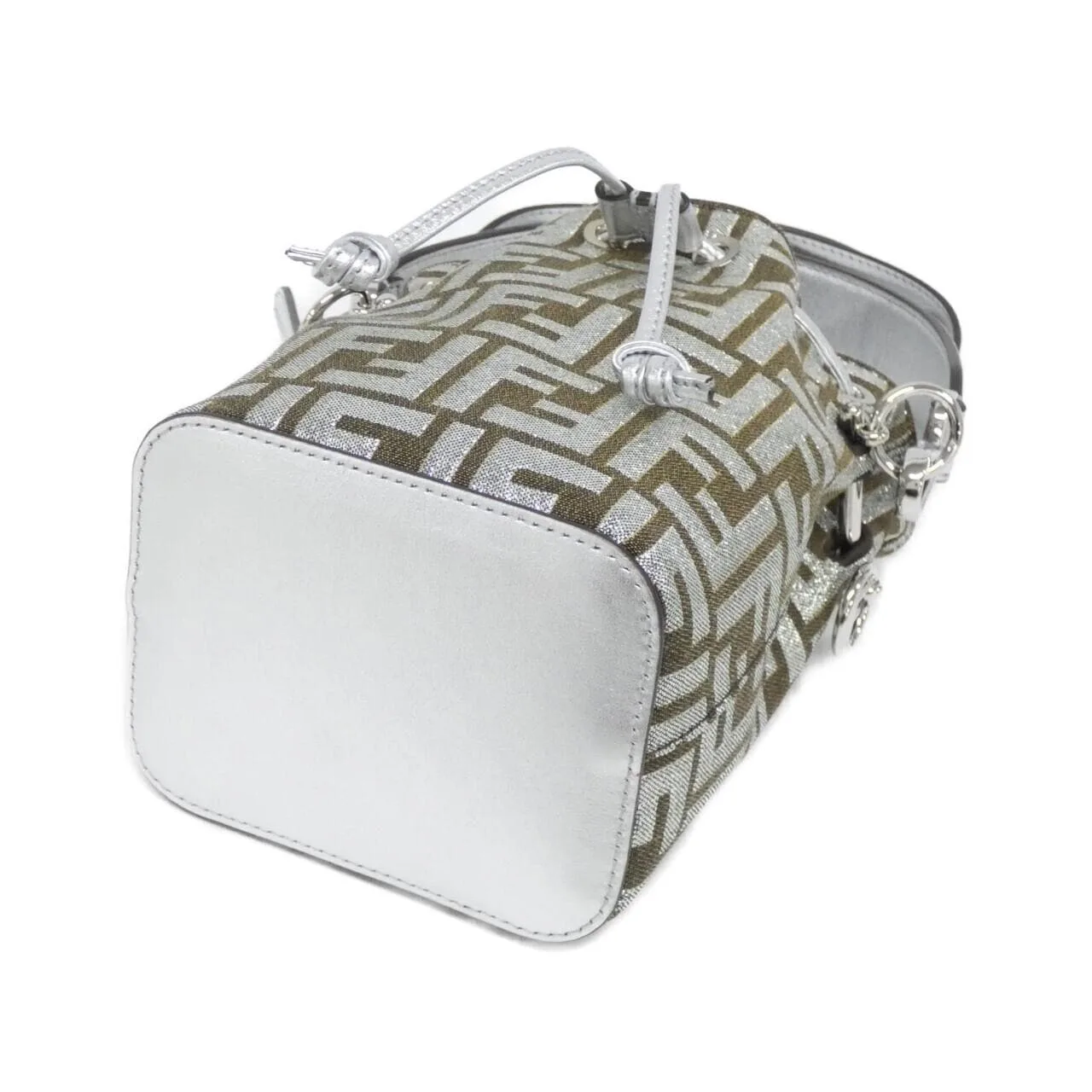 FENDI 8BS010 APKV Handbag Canvas Black Canvas New - Thumbnail 3