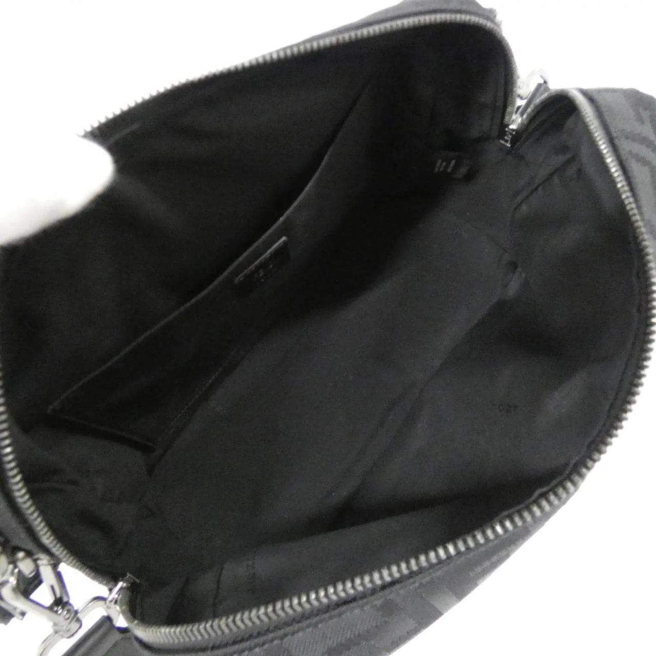 FENDI Baguette 7VA672 AVC6 Handbag Nylon Black Nylon New - Thumbnail 5