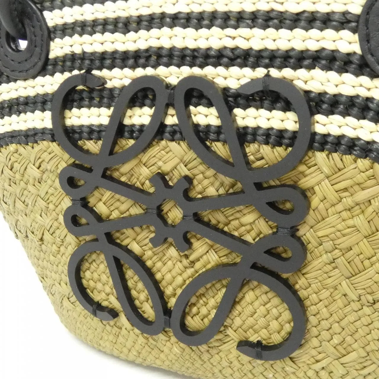 LOEWE Basket A223P65X46 Handbag Lambskin Black Lambskin New - Thumbnail 4