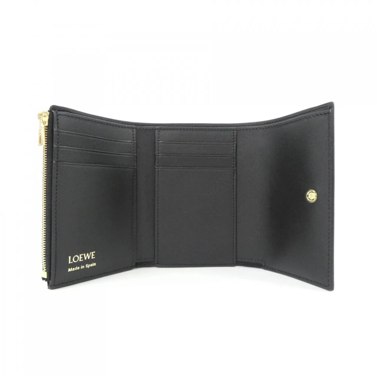 LOEWE C612S33X01 Wallet Black New - Thumbnail 4