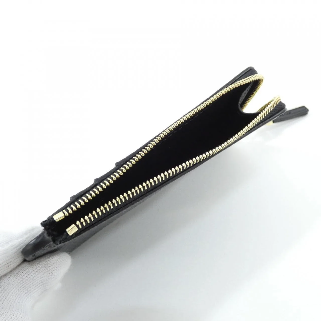 LOEWE C612Z40X01 Coin Case Black New - Thumbnail 4