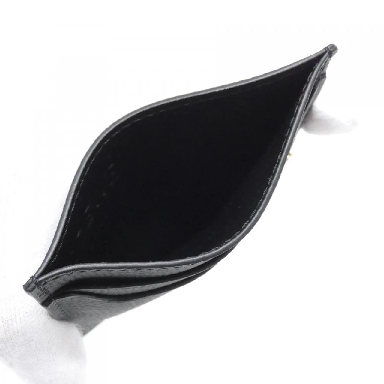 LOEWE C821075X09 Card Case Black New - Thumbnail 4