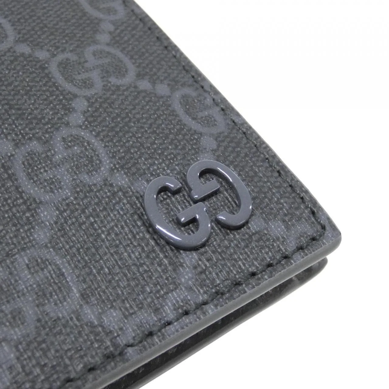 GUCCI 768244 FACQC Wallet Canvas 黑色 帆布 新品 - 縮圖 3