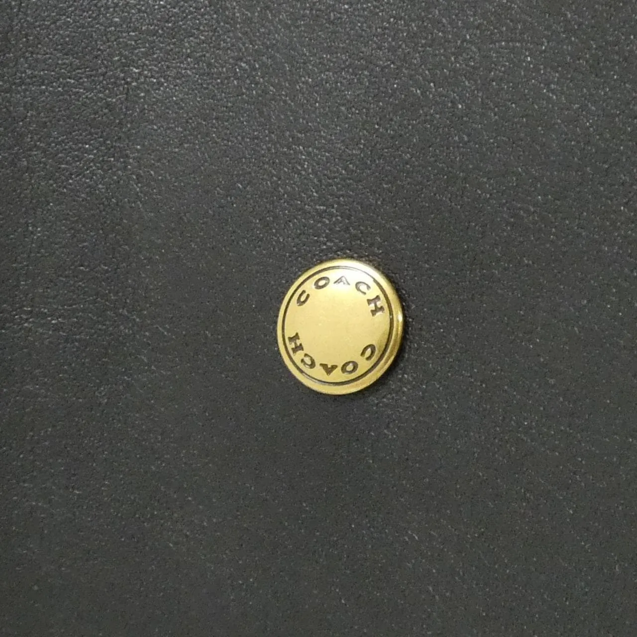 COACH CU068 Shoulder Leather Black Leather New - Thumbnail 4