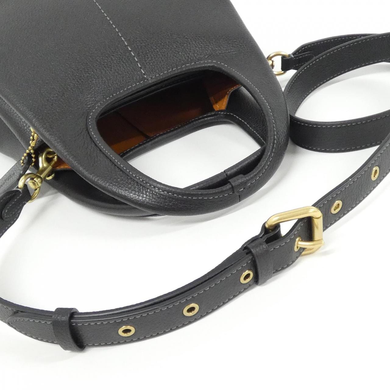 COACH CM545 Handbag Leather 5