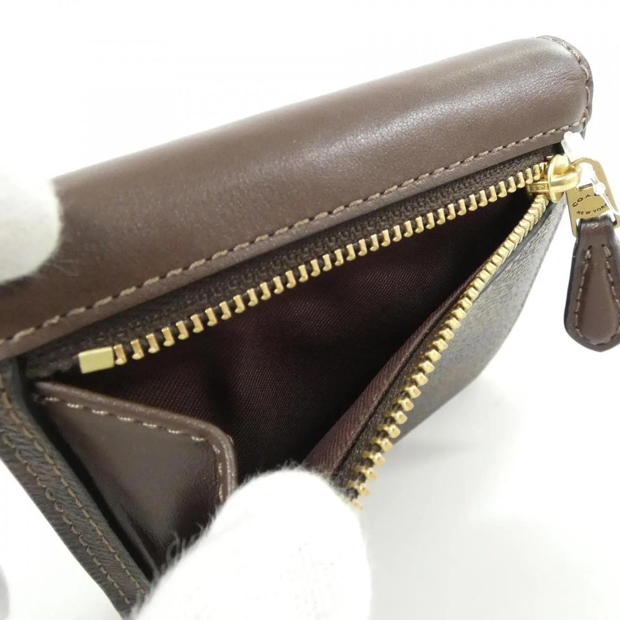 COACH CAT56 Wallet Canvas 黑色 帆布 新品 - 縮圖 5