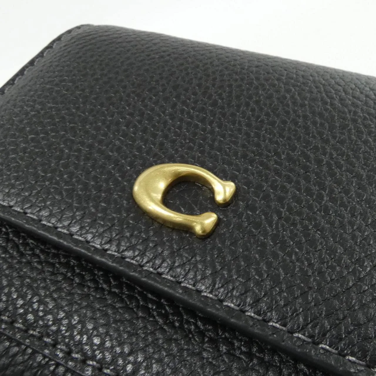 COACH CAO13 Wallet Leather 黑色 皮革 新品 - 縮圖 3