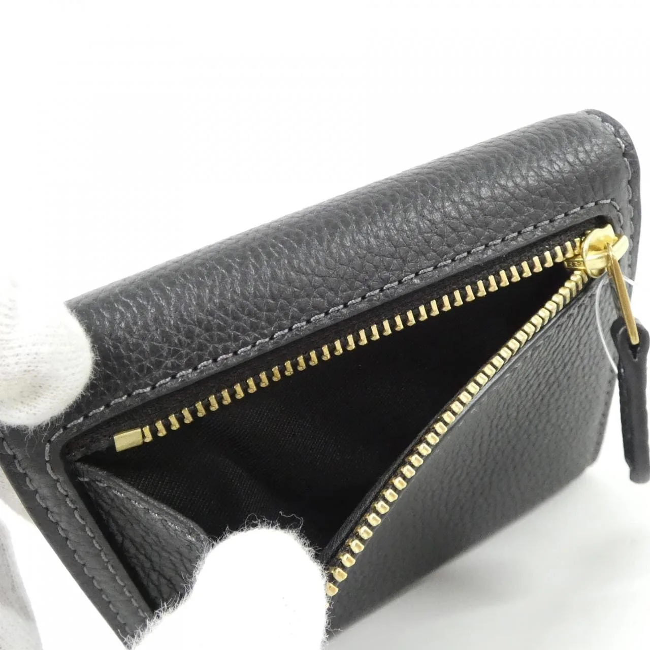 COACH CAO13 Wallet Leather 黑色 皮革 新品 - 縮圖 5