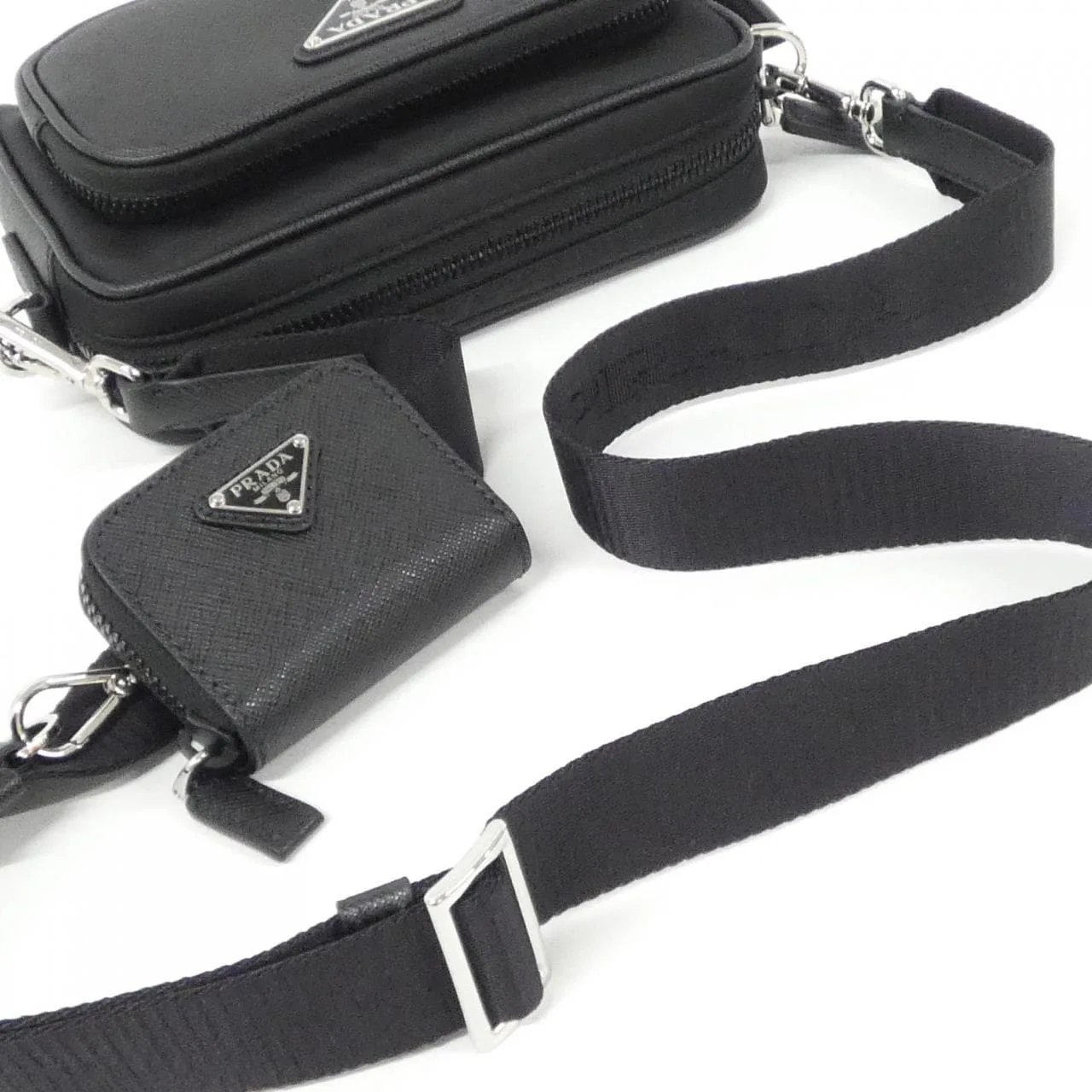 PRADA 2VH172 Shoulder 黑色 新品 - 縮圖 5