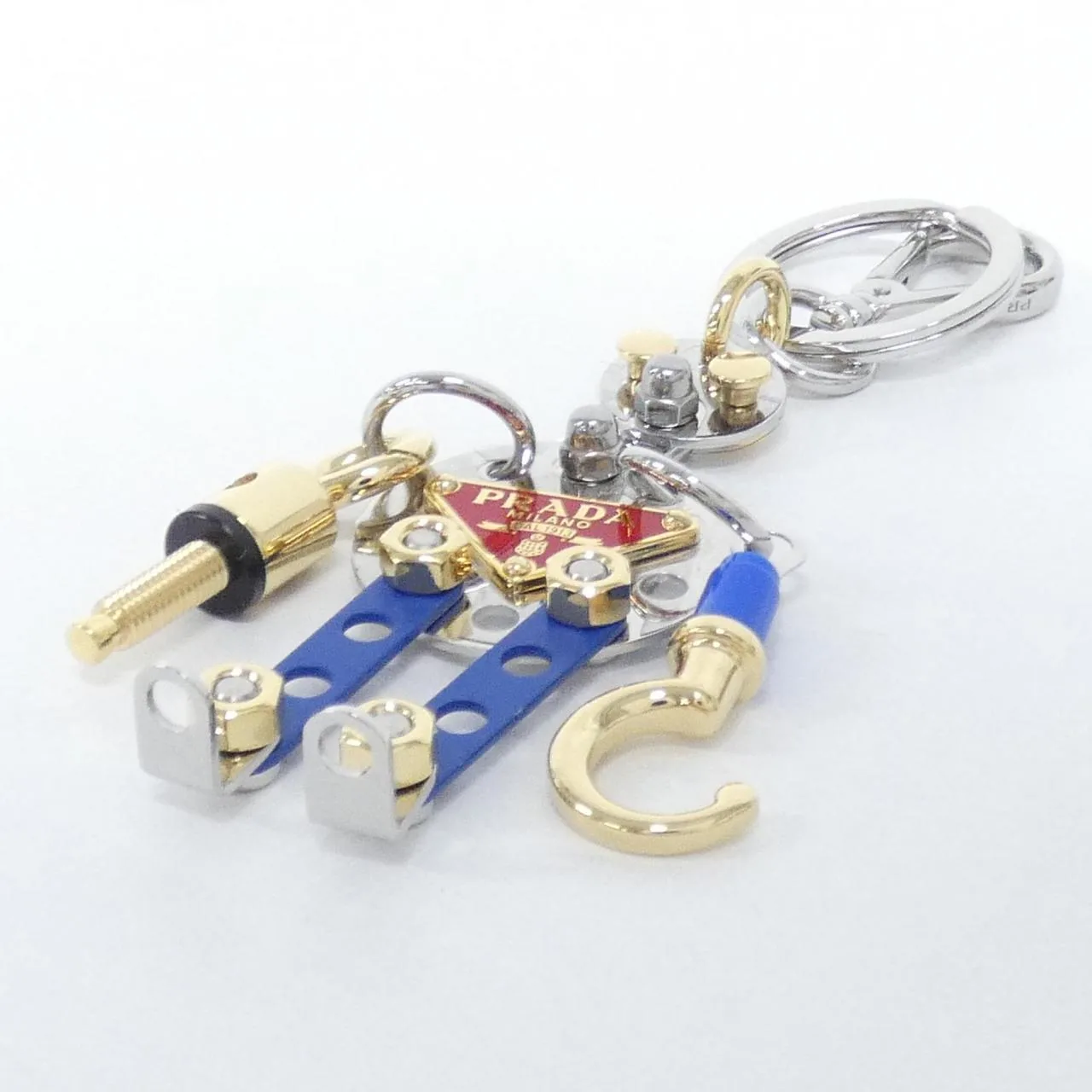 PRADA 2TR110 Key Case Multicolor New - Thumbnail 4