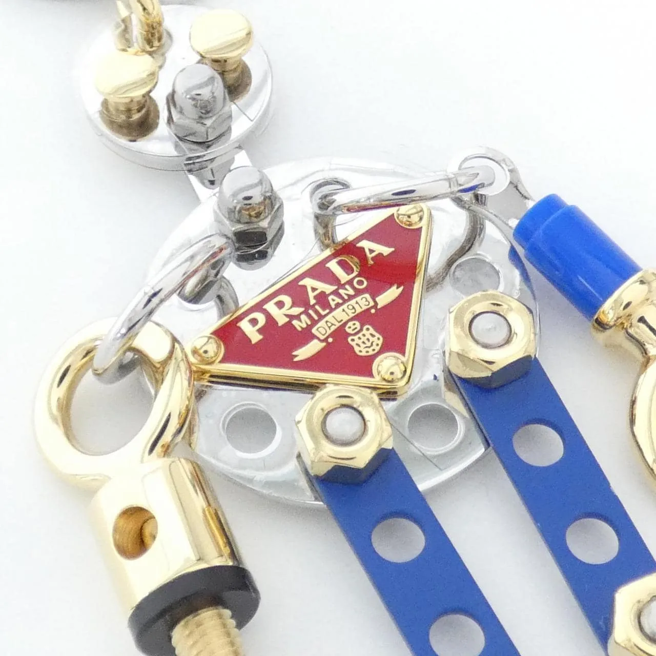 PRADA 2TR110 Key Case Multicolor New - Thumbnail 5