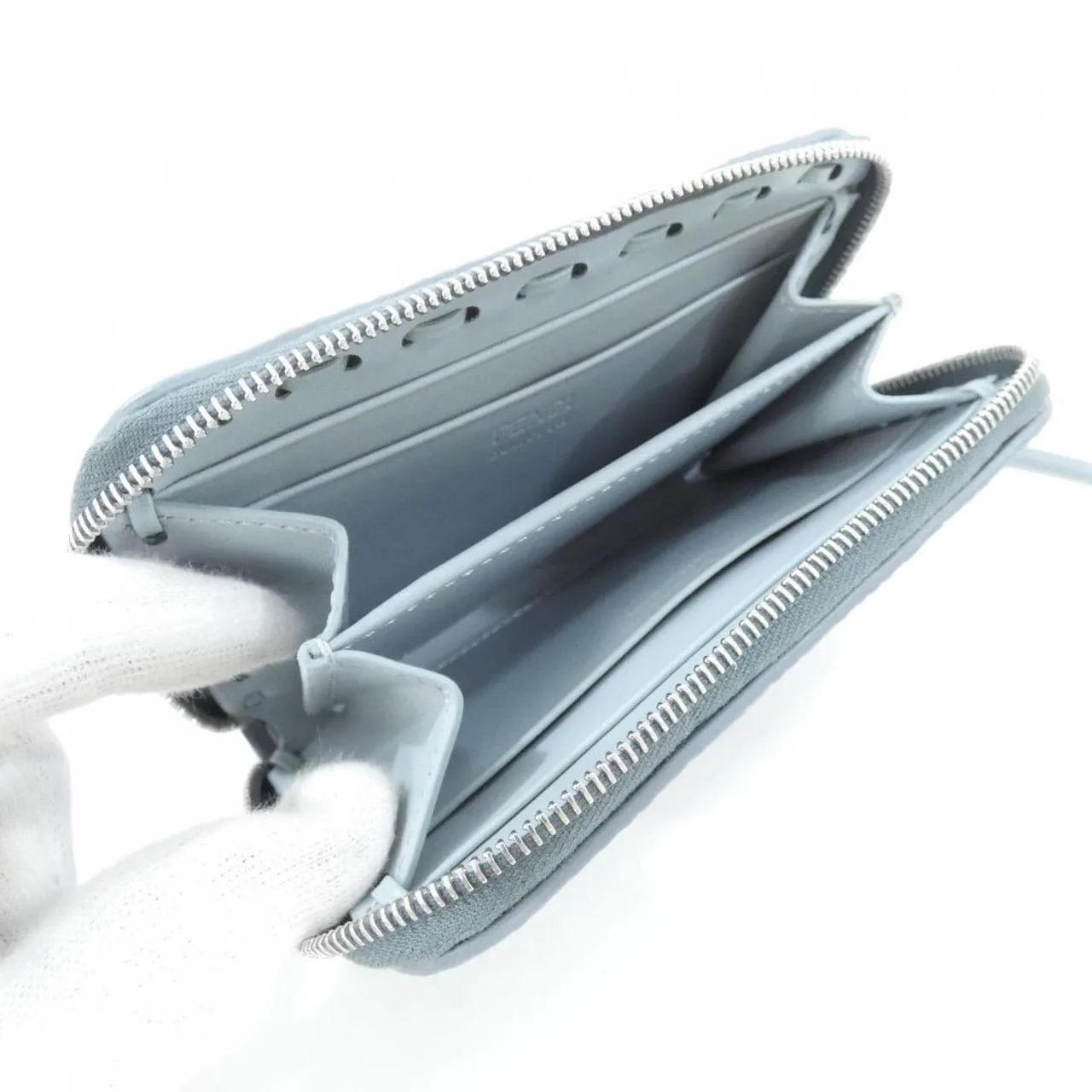 FENDI Peekaboo 8M0313 AURN Wallet Black New - Thumbnail 6