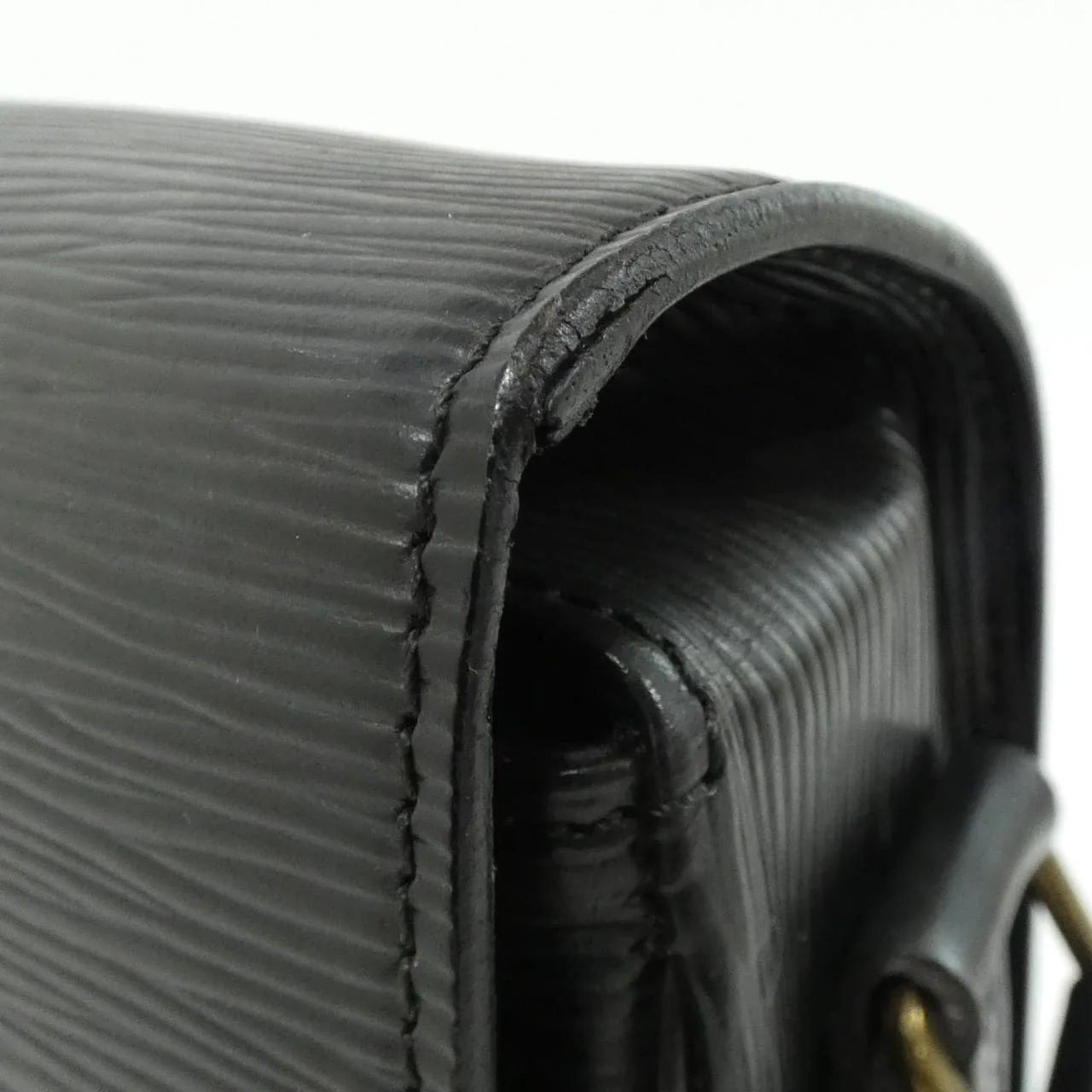 LOUIS VUITTON M52242 Shoulder Epi 黑色 Epi 中古品A - 縮圖 6