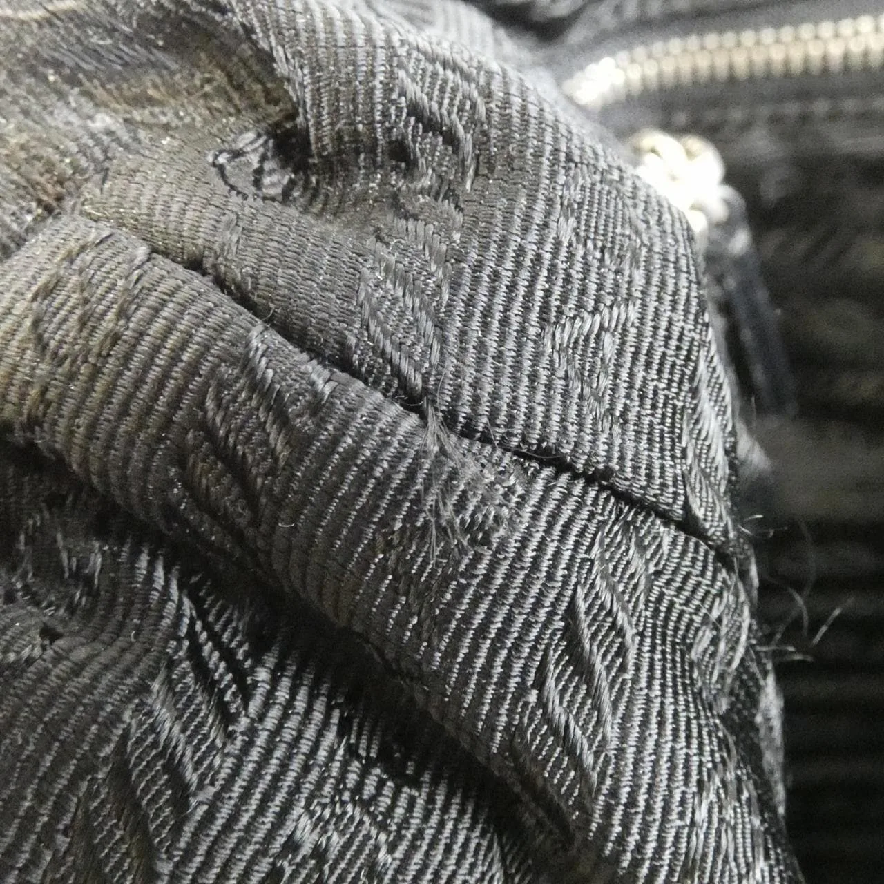 PRADA BT0326 肩背包 黑色 中古品B - 縮圖 10