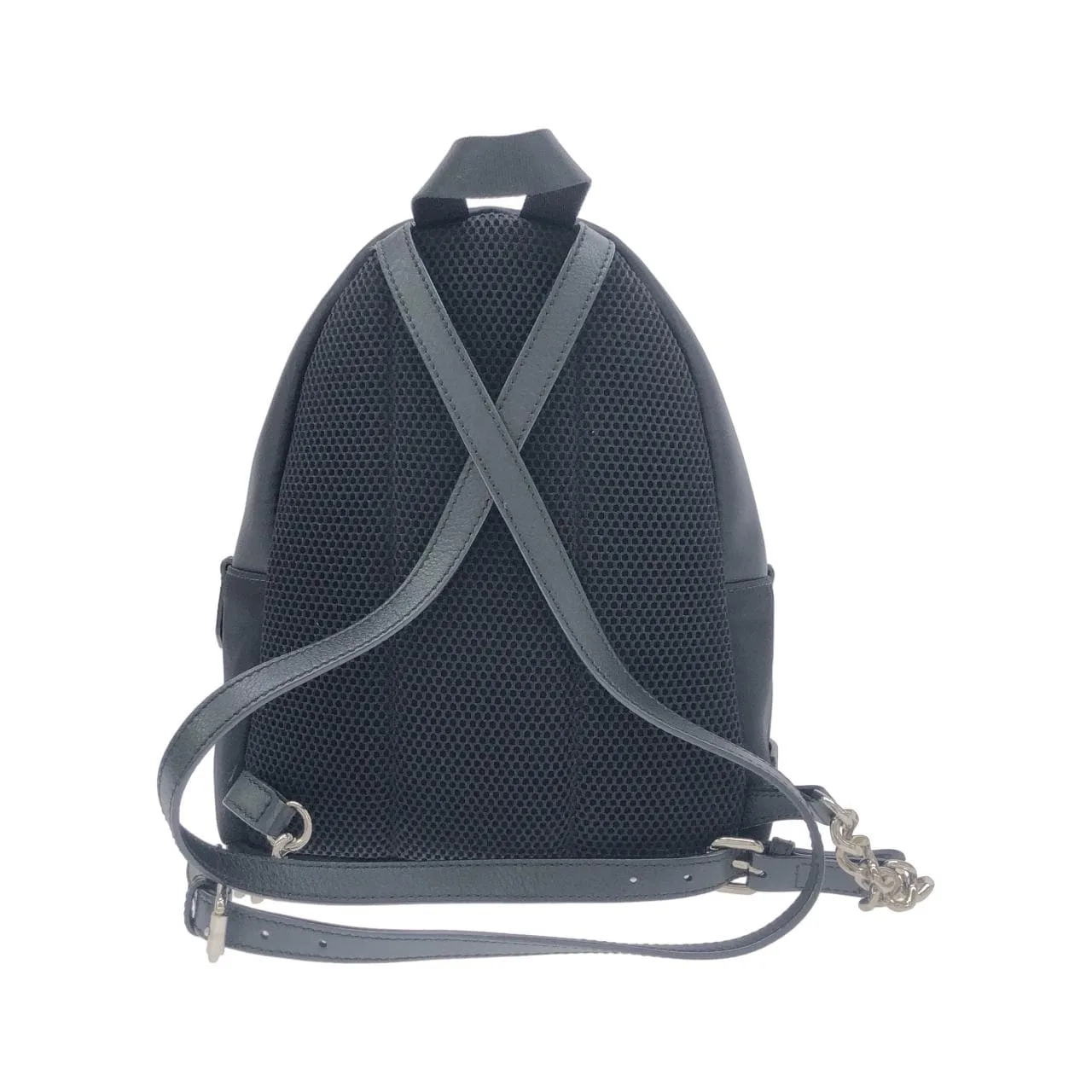 FENDI 8BZ038 68P Backpack Nylon Silver Nylon Rank A - Thumbnail 2