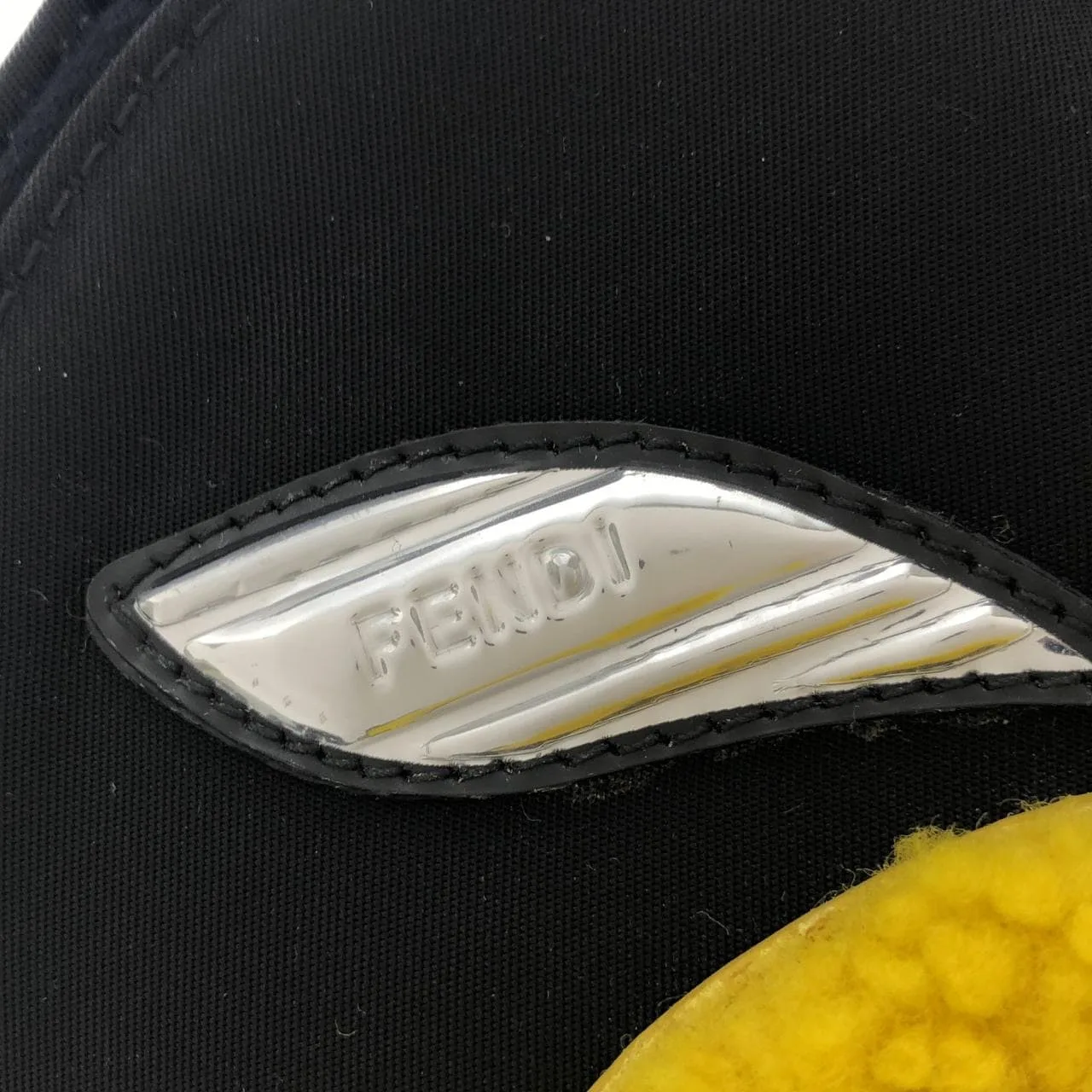 FENDI 8BZ038 68P Backpack Nylon Silver Nylon Rank A - Thumbnail 7