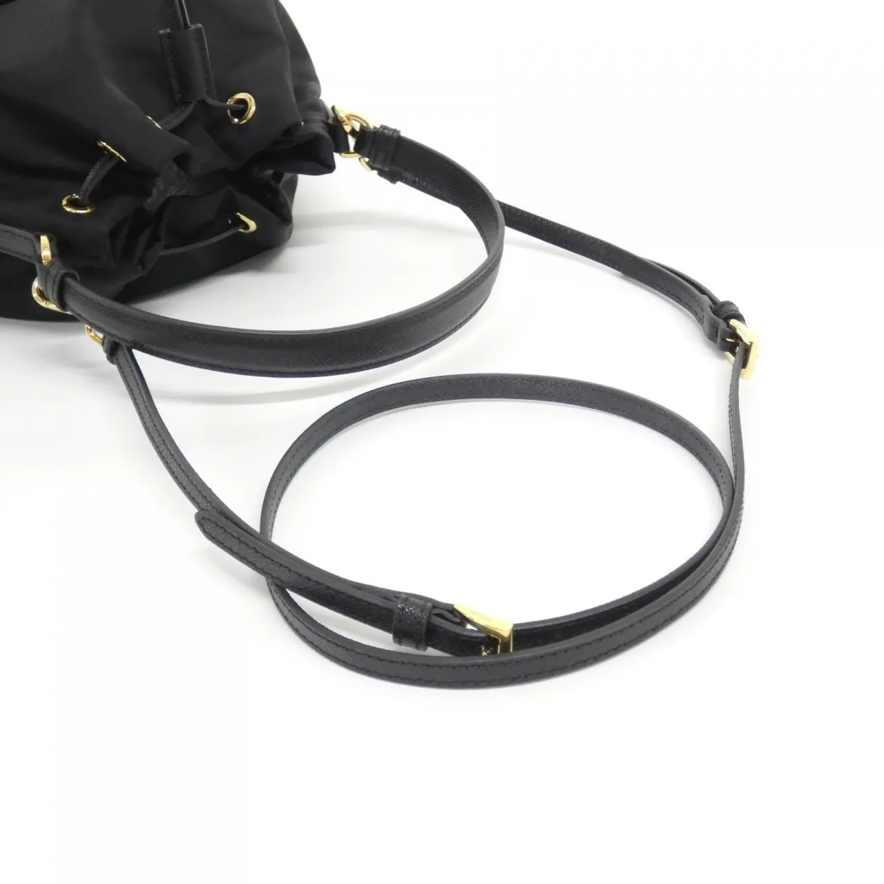 PRADA 1BH038 Handbag Black Rank A - Thumbnail 6