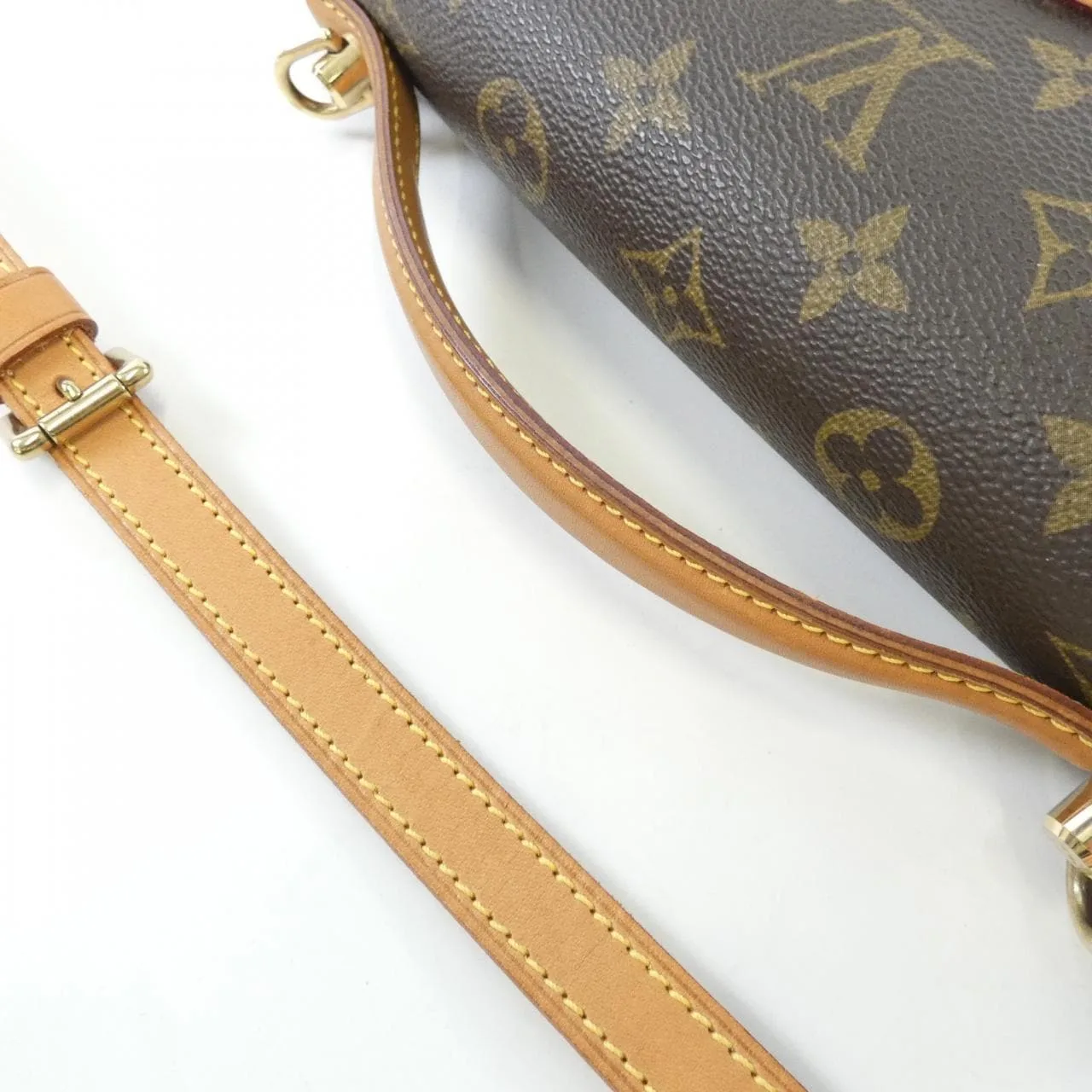 LOUIS VUITTON M51122 Handbag Monogram 黑色 Monogram 中古品B - 縮圖 5