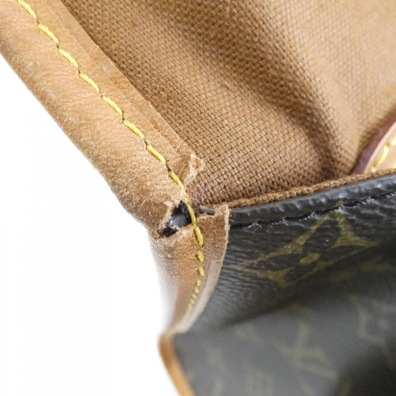 LOUIS VUITTON M51122 Handbag Monogram 黑色 Monogram 中古品B - 縮圖 9