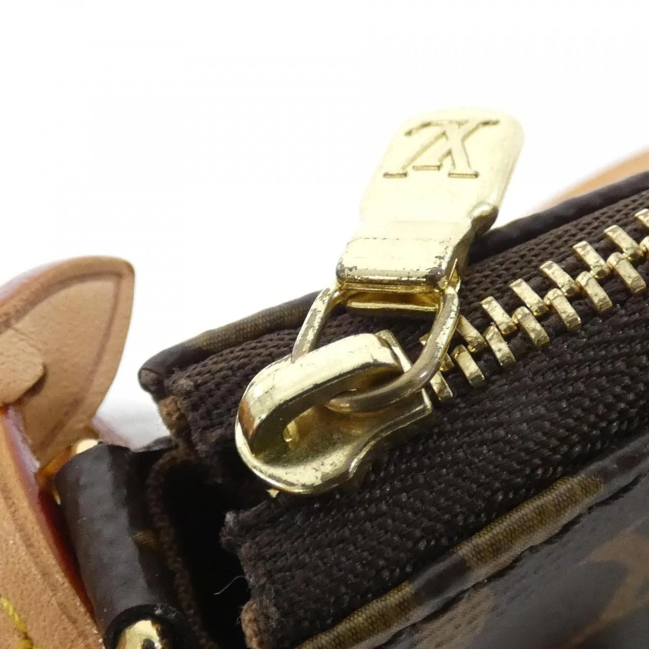 LOUIS VUITTON Pochette M40712 Pochette Monogram 黑色 Monogram 中古品A - 縮圖 3