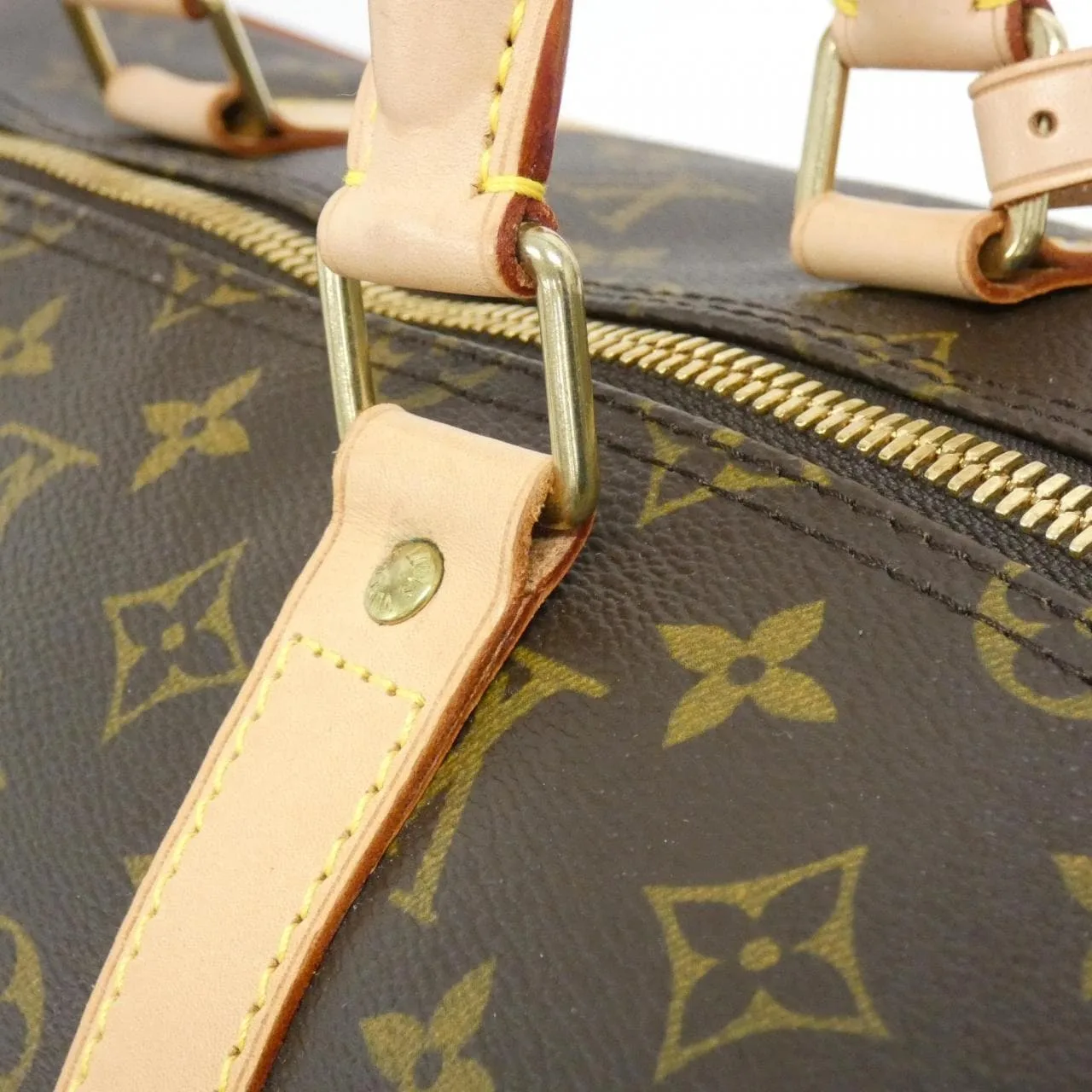 LOUIS VUITTON Keepall M41414 Boston Monogram 黑色 Monogram 中古品A - 縮圖 7