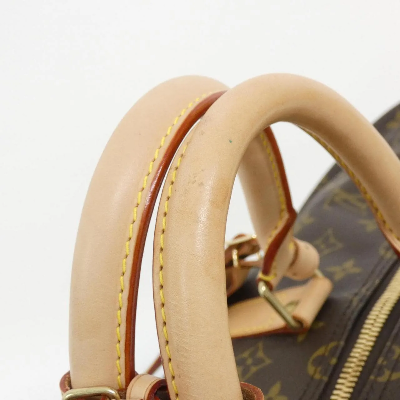 LOUIS VUITTON Keepall M41414 Boston Monogram 黑色 Monogram 中古品A - 縮圖 9