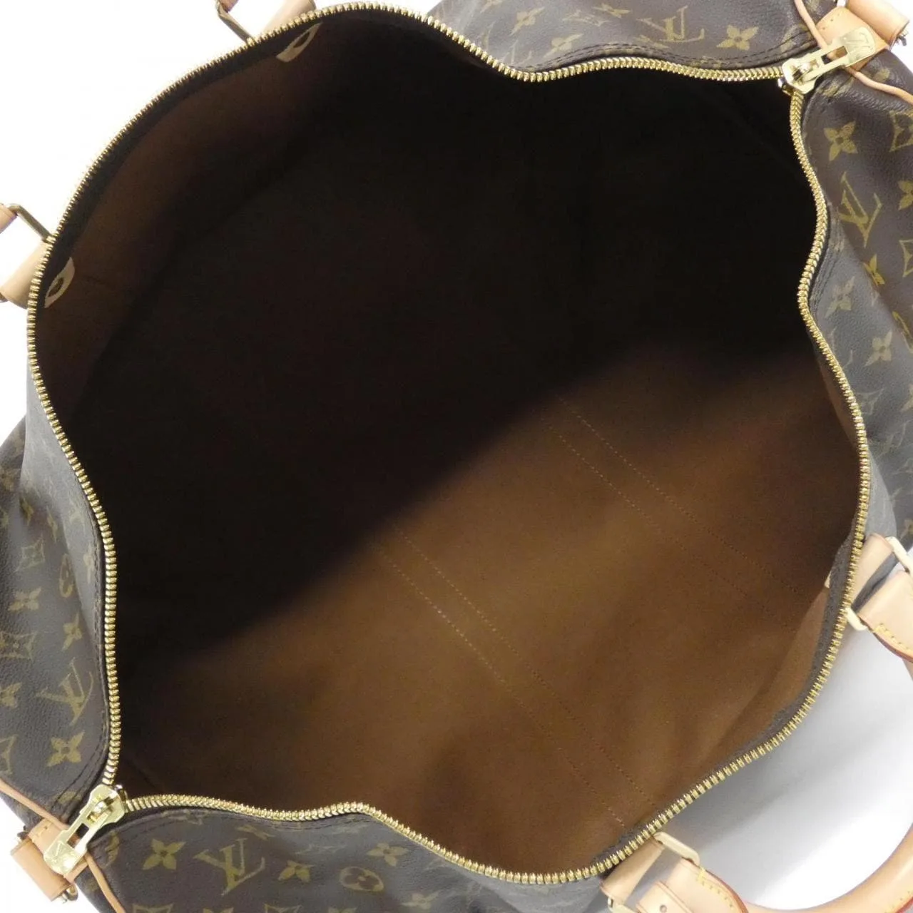 LOUIS VUITTON Keepall M41414 Boston Monogram 黑色 Monogram 中古品A - 縮圖 10