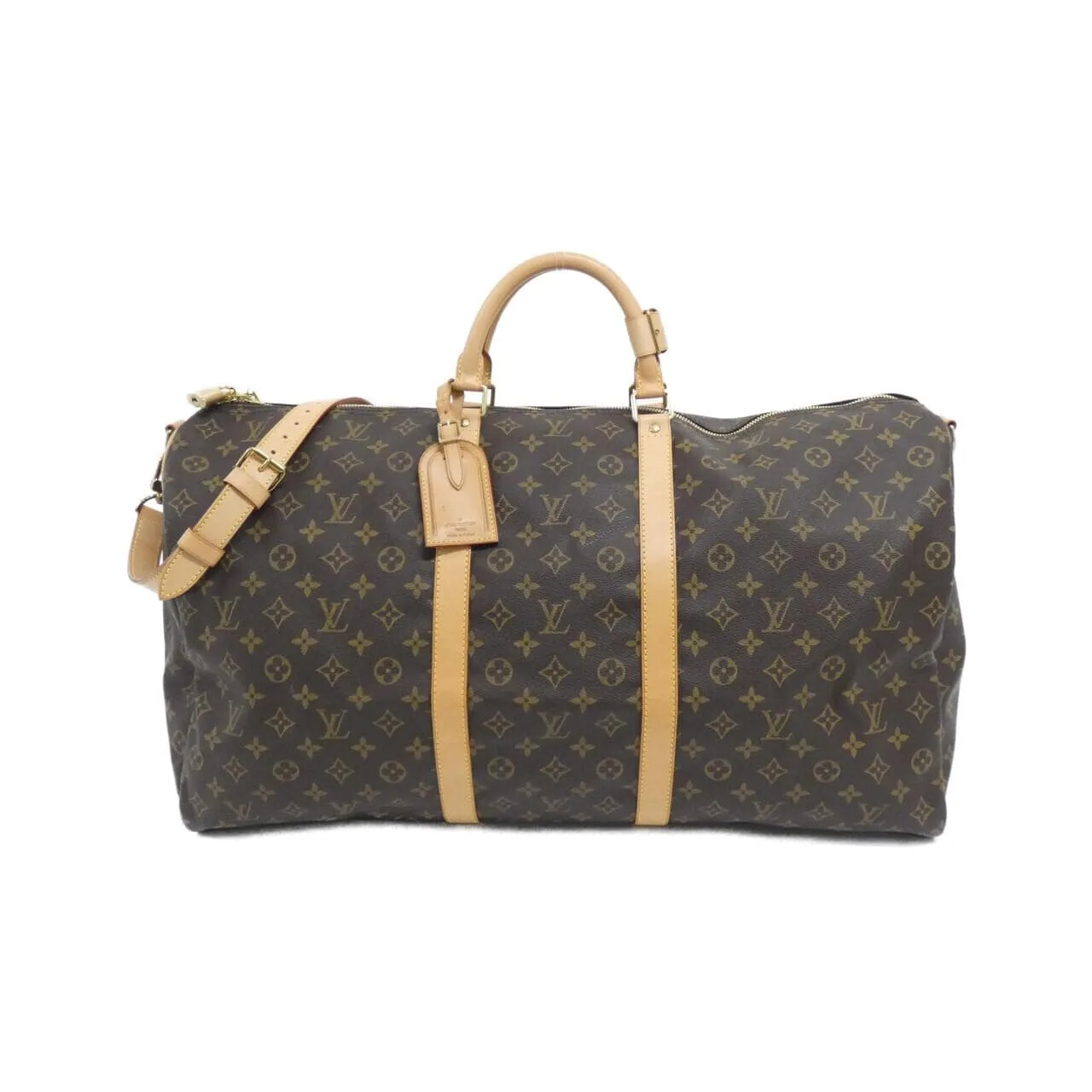 LOUIS VUITTON Keepall M41412 Boston Monogram Black