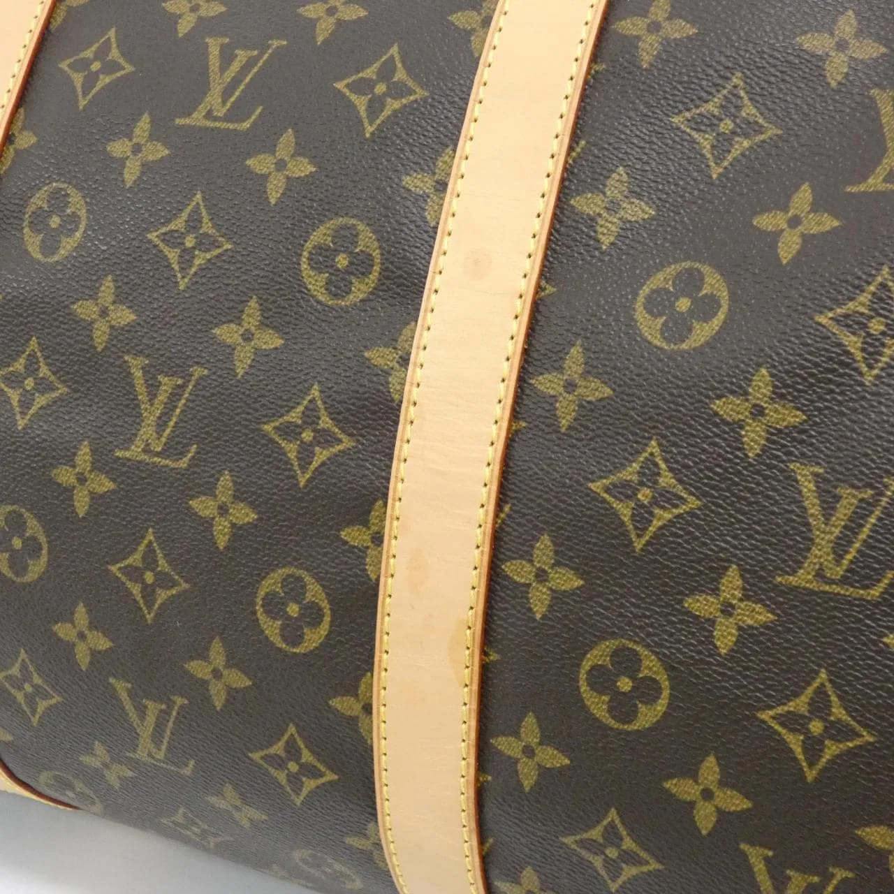 LOUIS VUITTON Keepall M41412 Boston Monogram 黑色 Monogram 中古品A - 縮圖 2