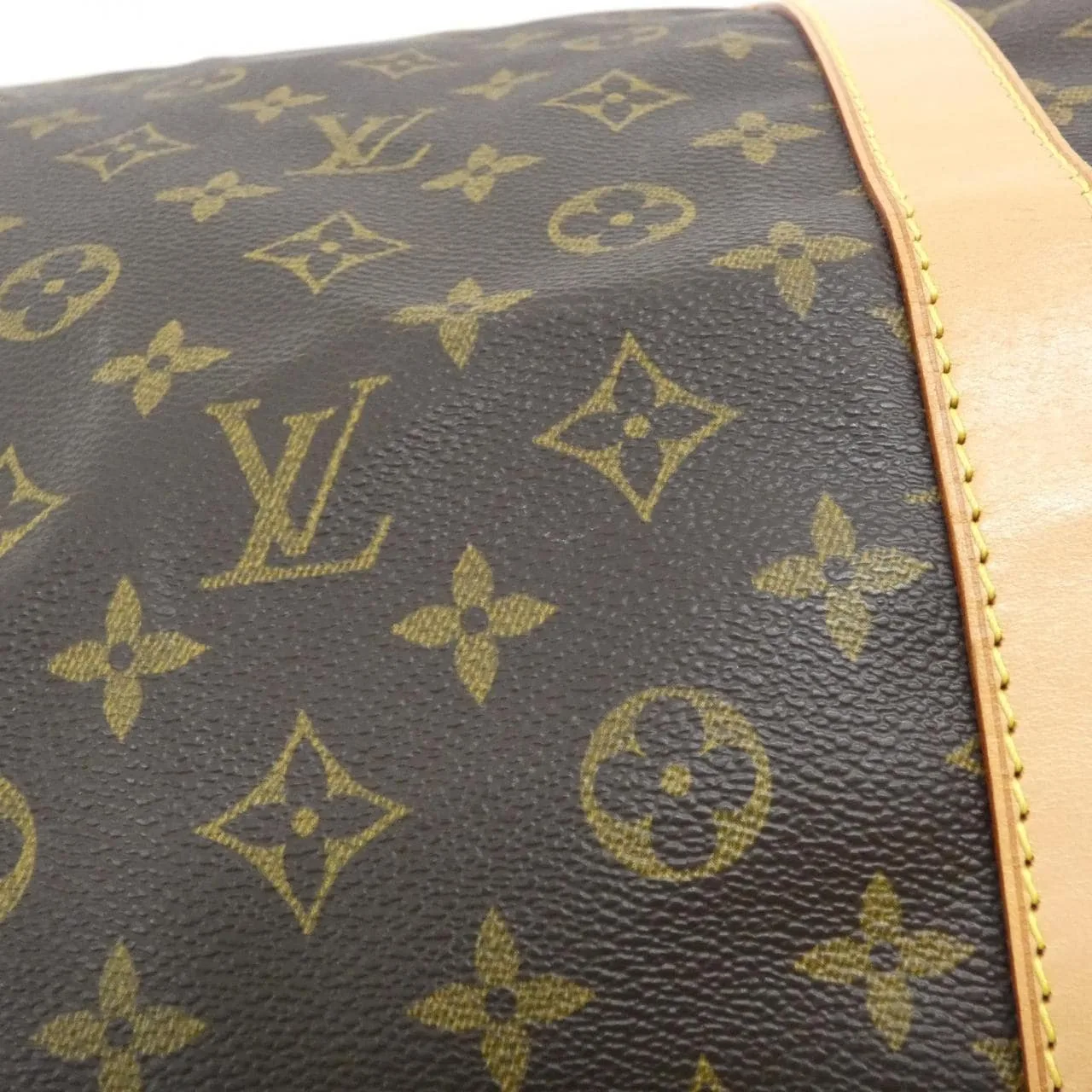 LOUIS VUITTON Keepall M41412 Boston Monogram 黑色 Monogram 中古品A - 縮圖 3