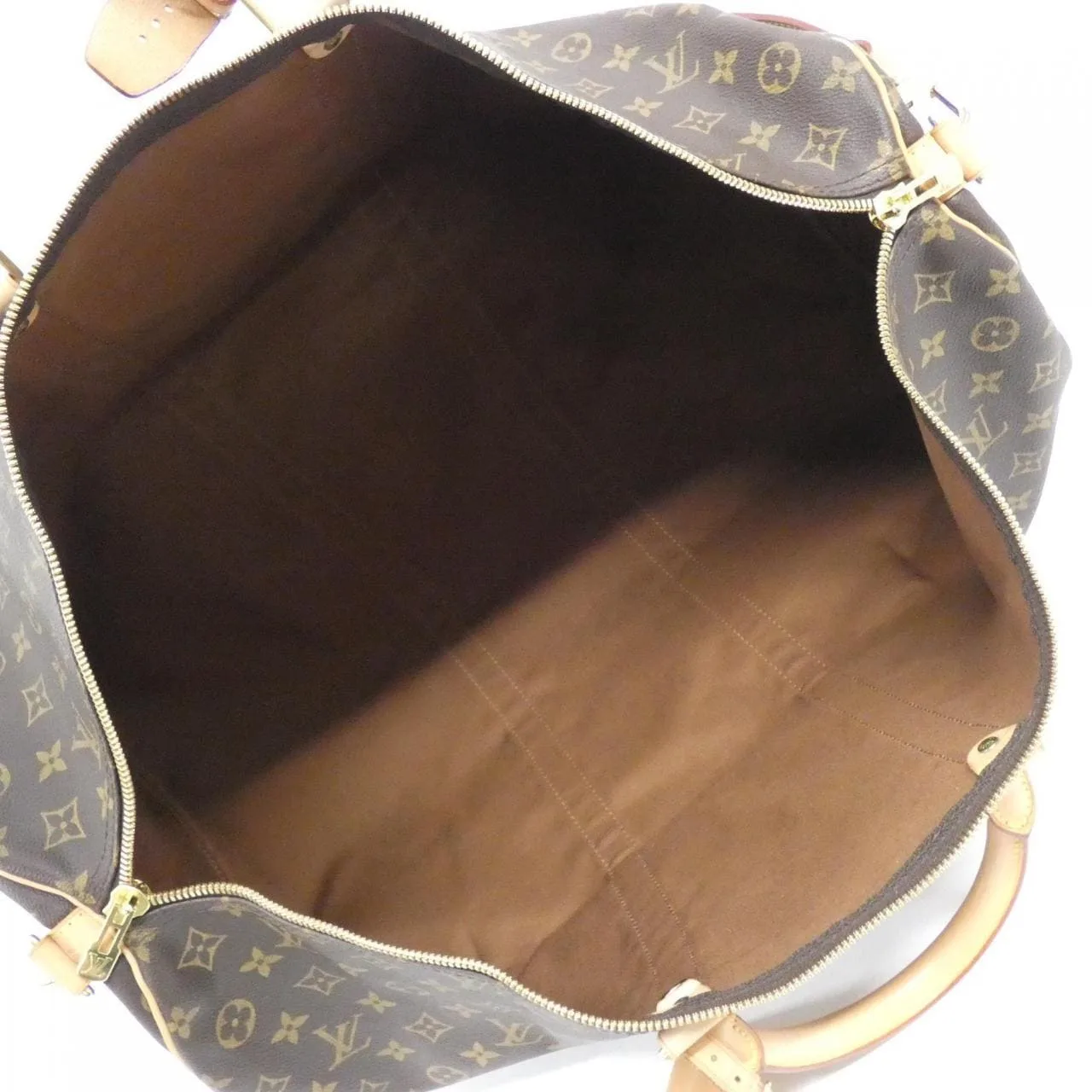 LOUIS VUITTON Keepall M41412 Boston Monogram 黑色 Monogram 中古品A - 縮圖 9