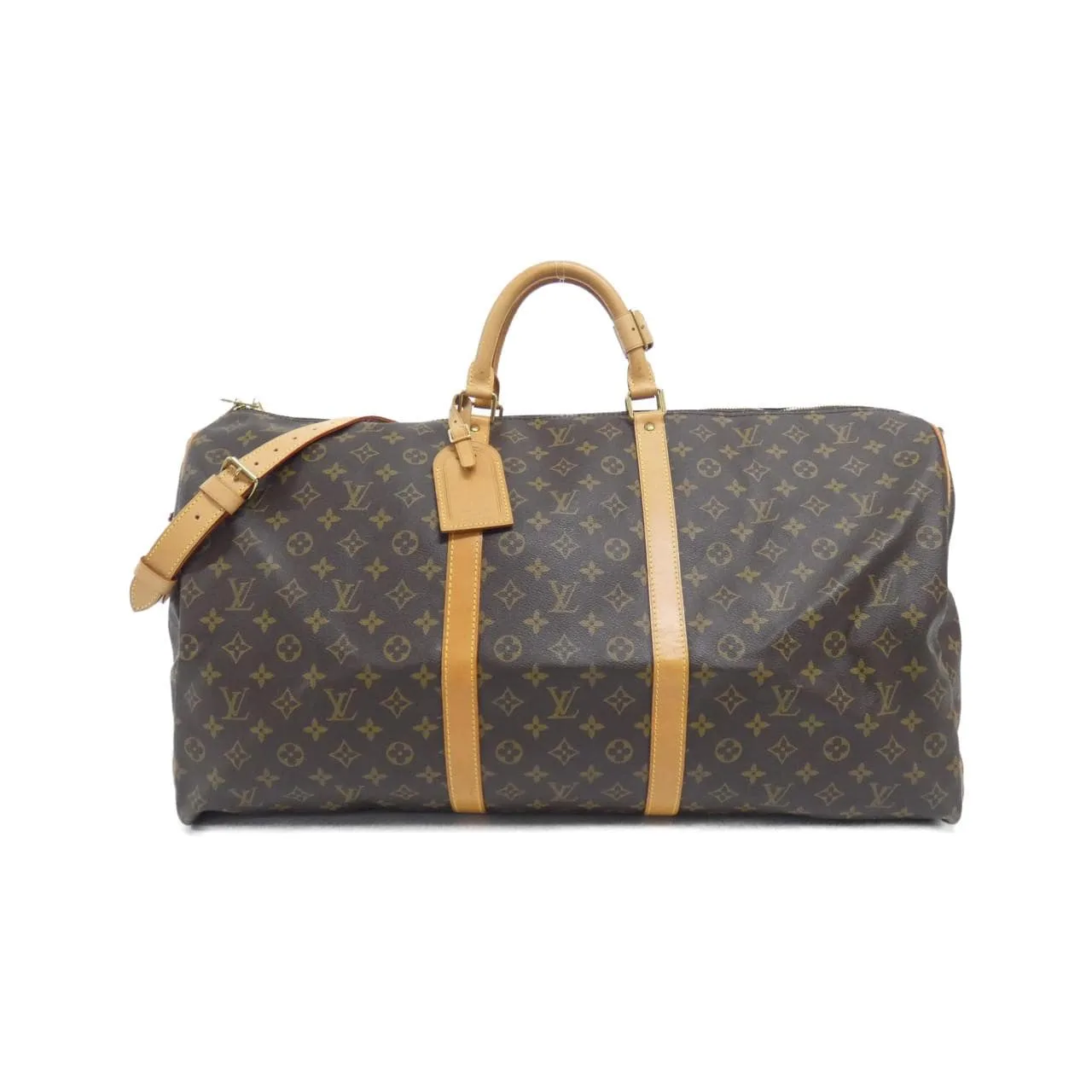 LOUIS VUITTON Keepall M41412 Boston Monogram Black