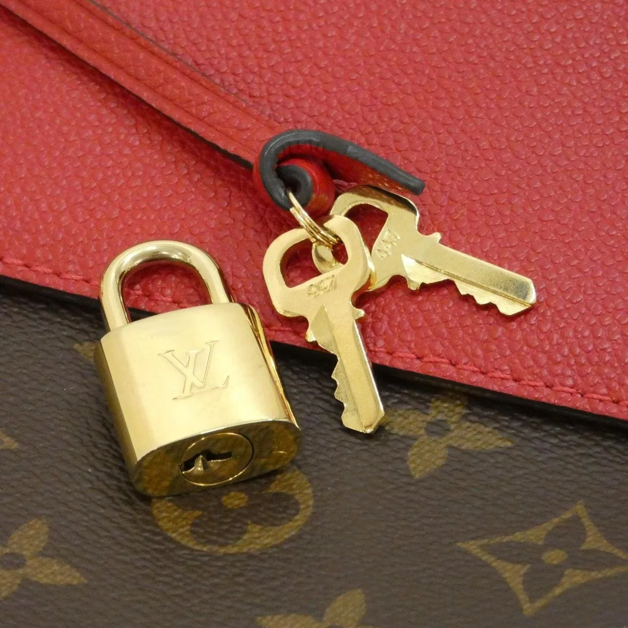 LOUIS VUITTON M41738 Handbag Monogram 黑色 Monogram 中古品A - 縮圖 7