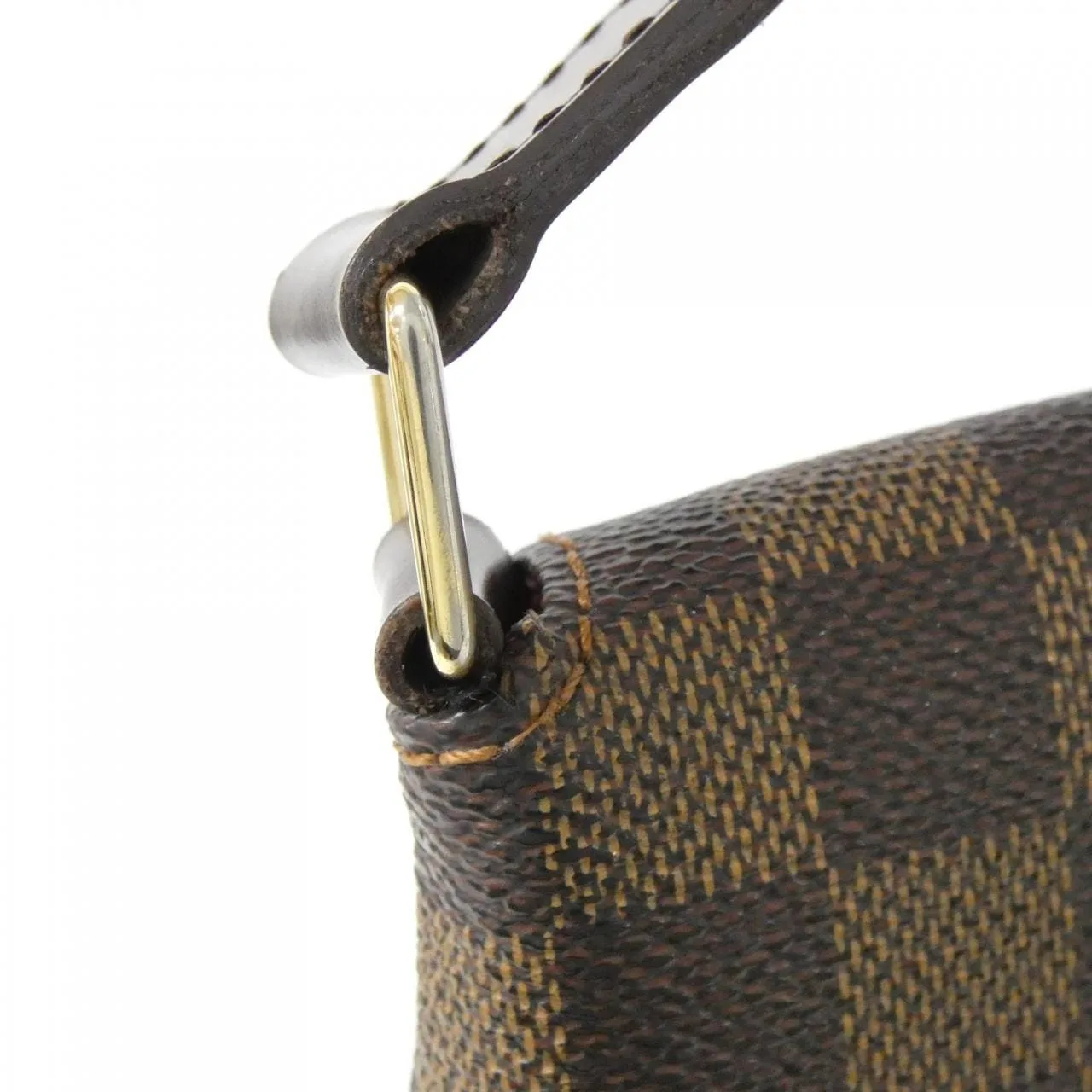 LOUIS VUITTON Musette N51302 Shoulder Damier 黑色 Damier 中古品A - 縮圖 5
