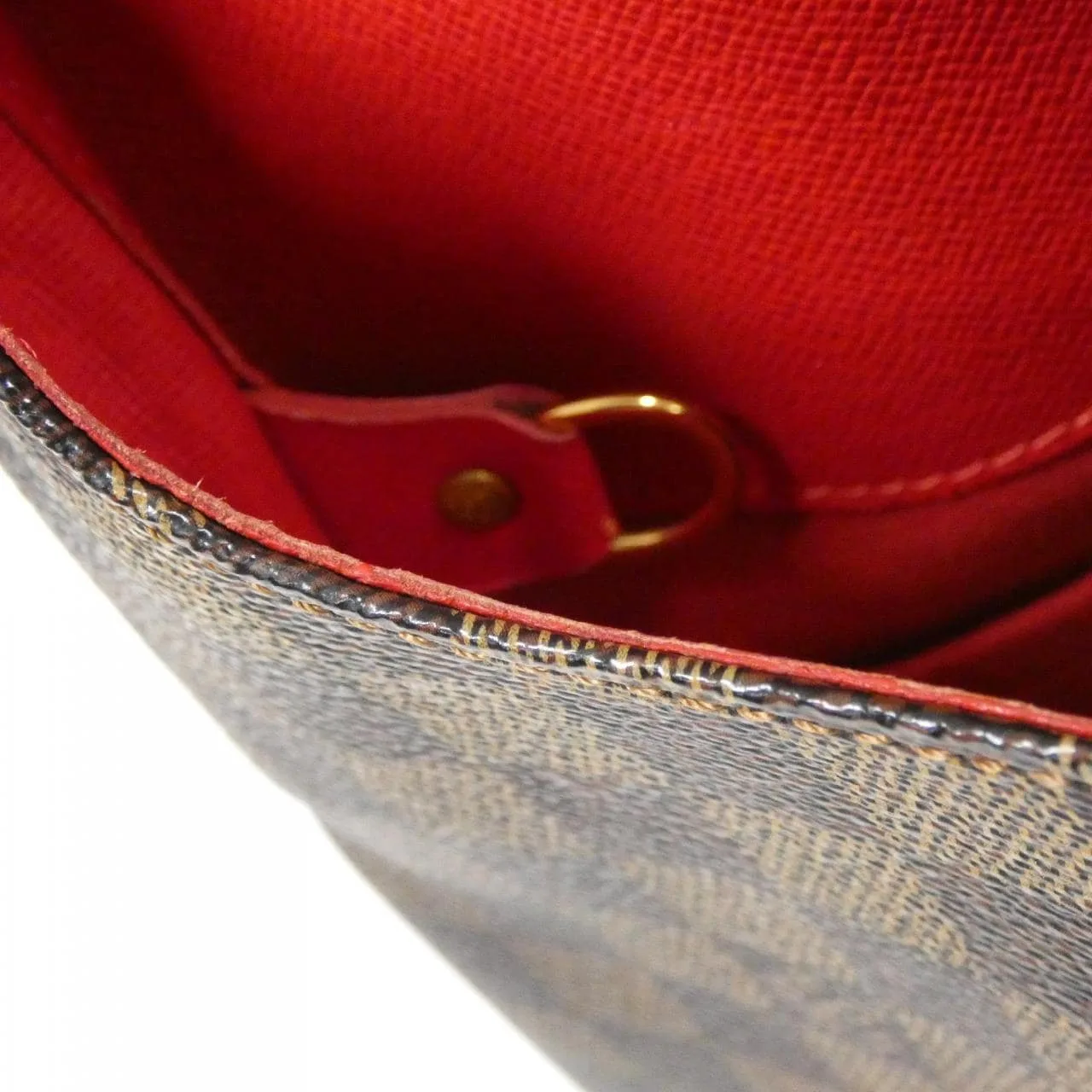 LOUIS VUITTON Musette N51302 Shoulder Damier 黑色 Damier 中古品A - 縮圖 9