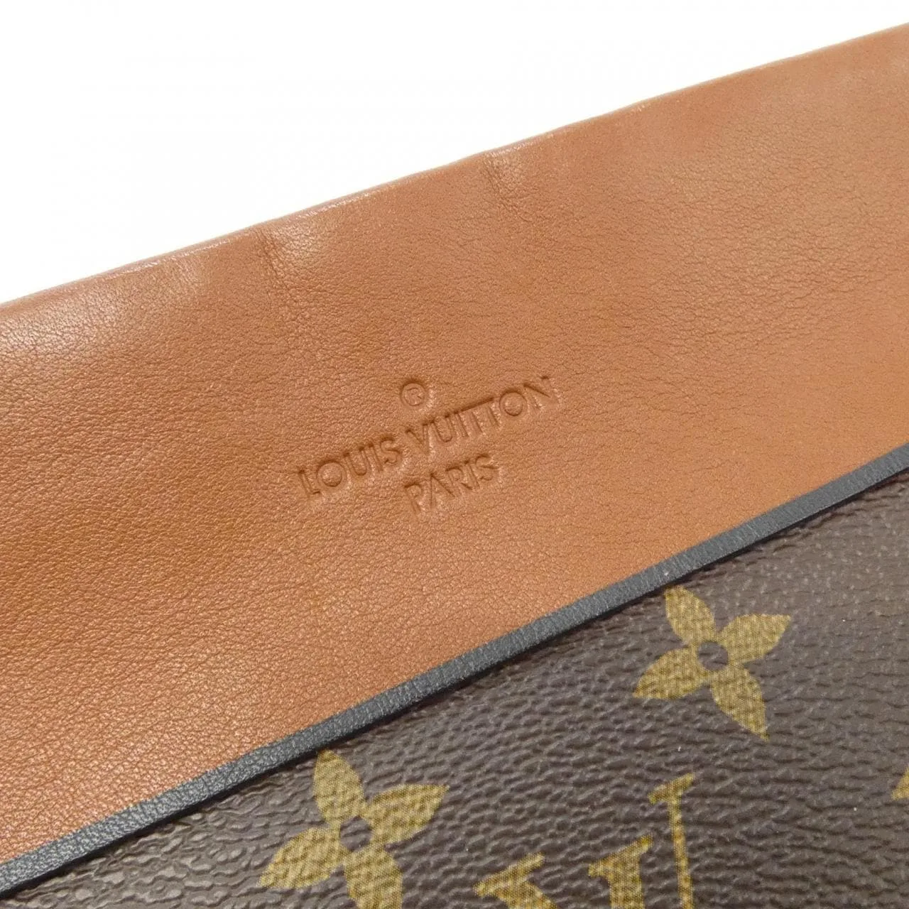 LOUIS VUITTON Pochette M64035 Handbag Monogram 黑色 Monogram 中古品B - 縮圖 6