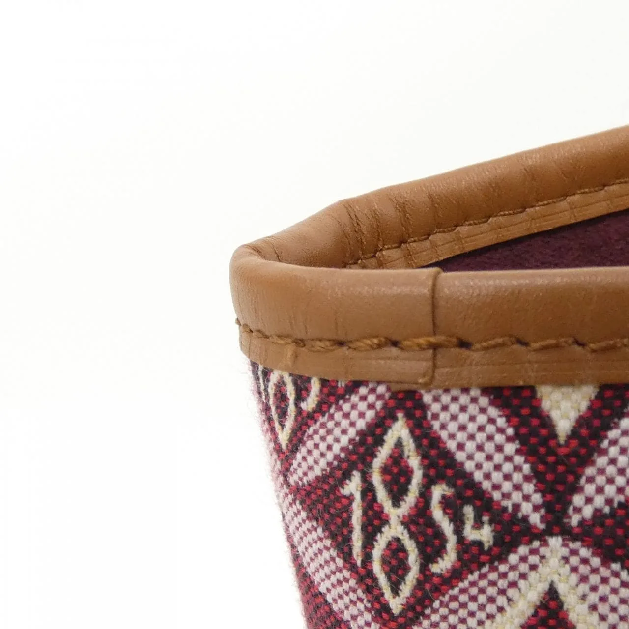 LOUIS VUITTON Neverfull M57273 Tote 酒紅色 中古品A - 縮圖 4